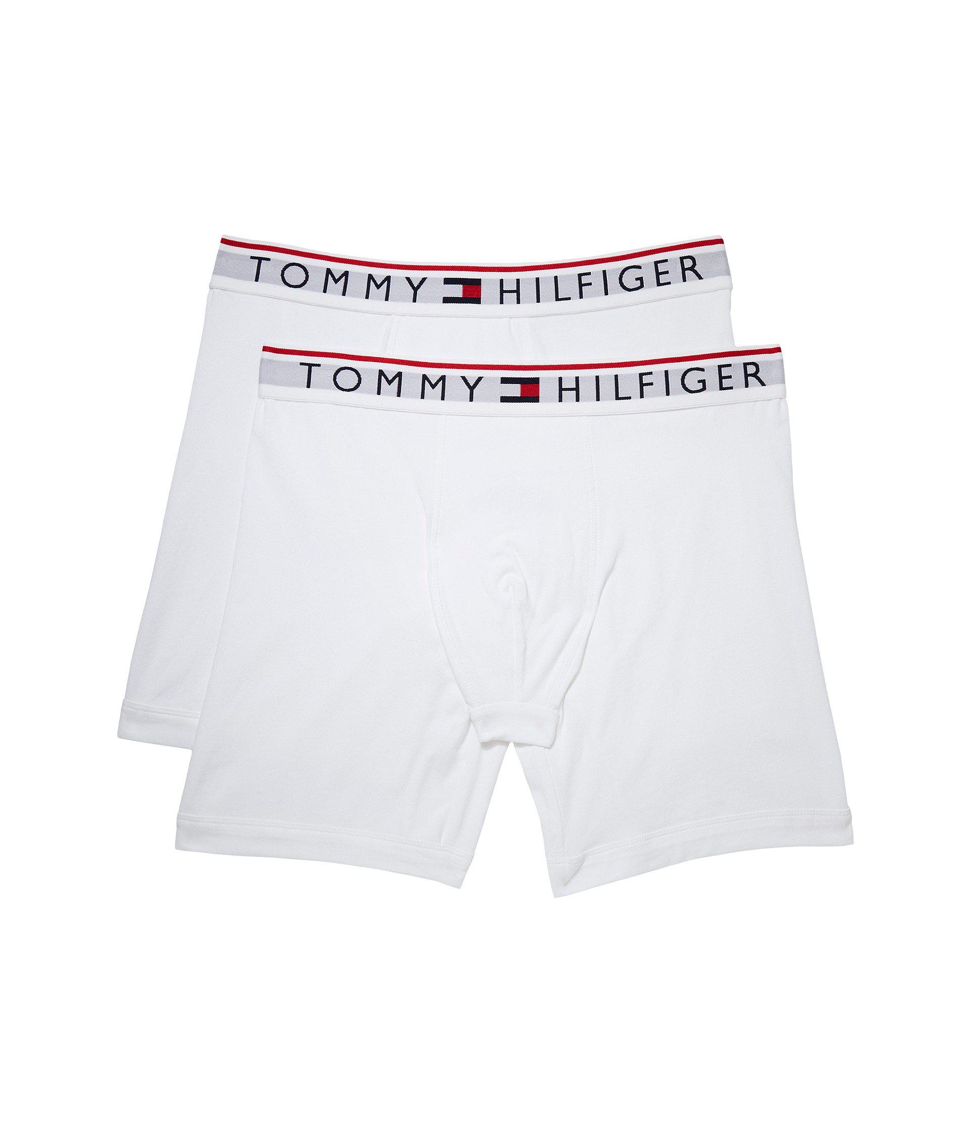 Tommy Hilfiger Cotton Modern Essentials 2pack Boxer Briefs in White