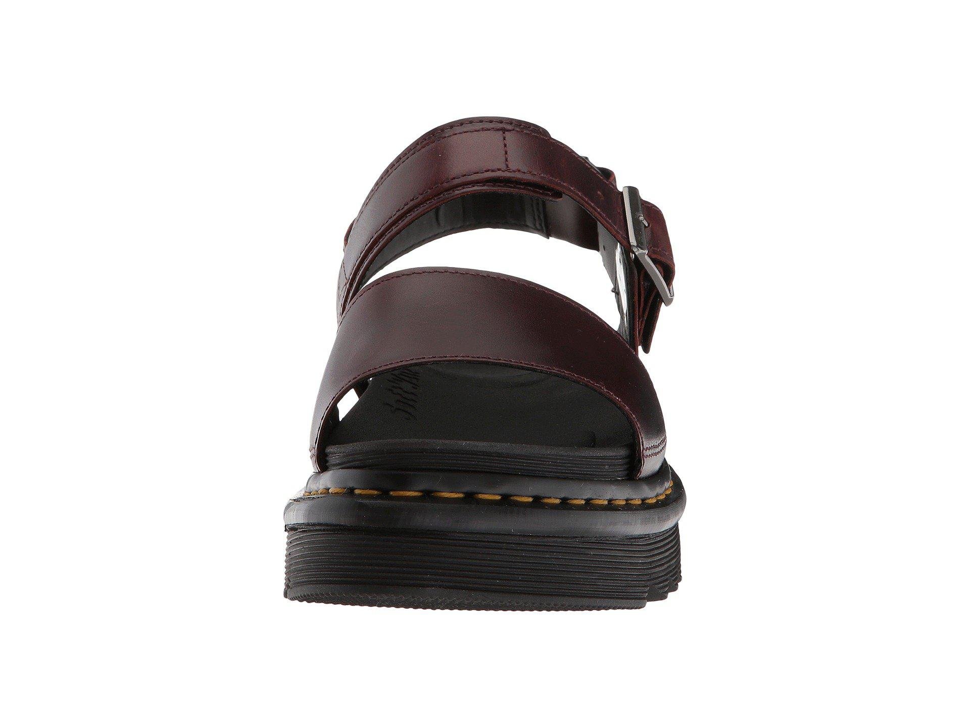 Dr. Martens Leather Voss (charro Brando) Women's Sandals in Black | Lyst