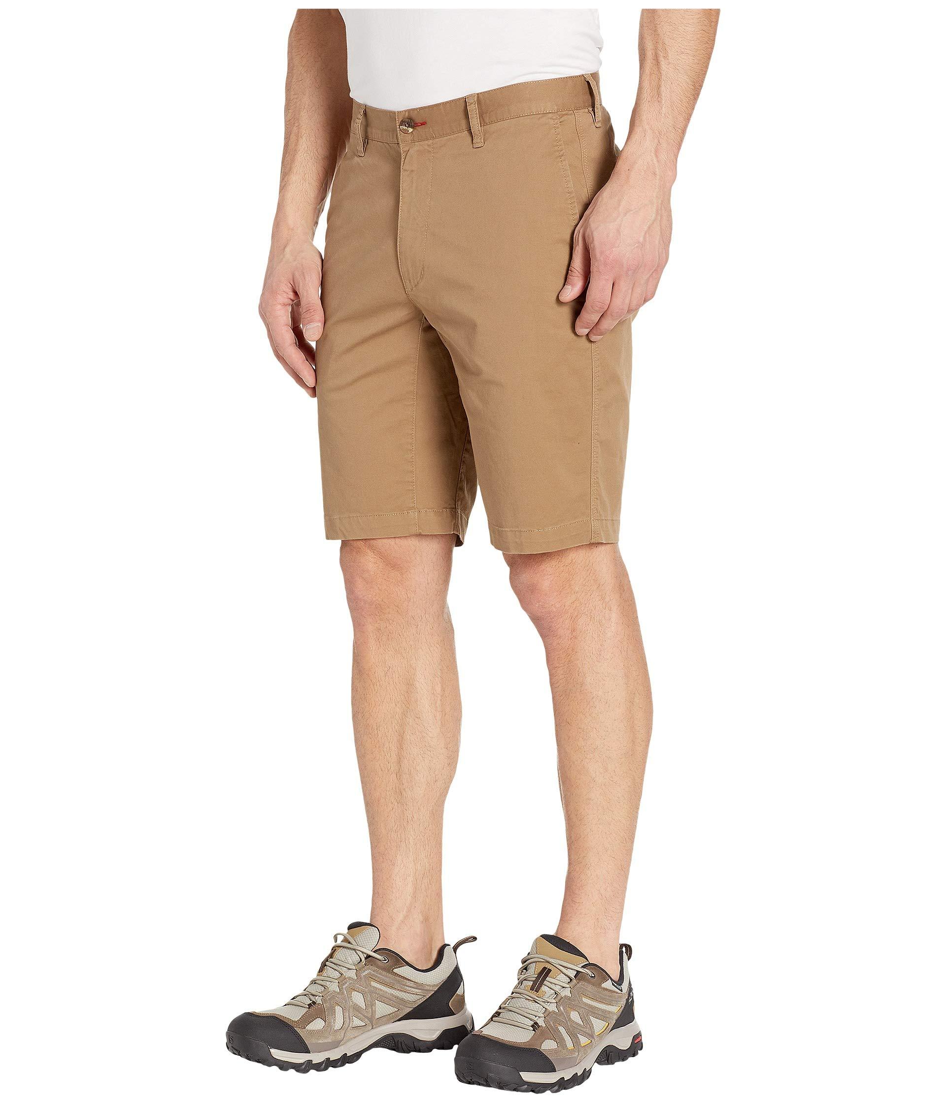 Mountain Khakis Cotton Jackson Chino Shorts Slim Fit in Tobacco (Brown