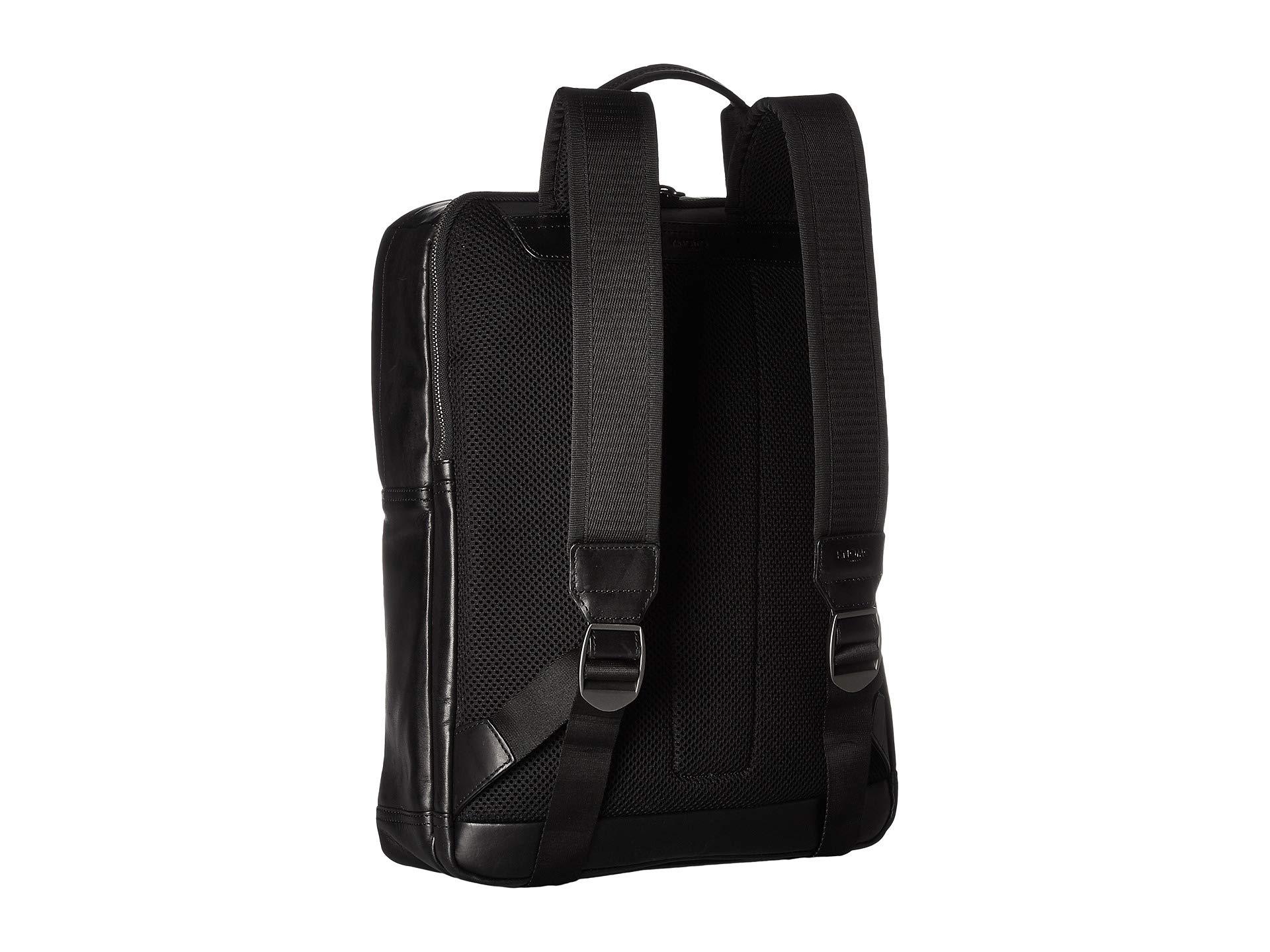 Knomo Leather Barbican Brackley Laptop Backpack in Black for Men - Lyst