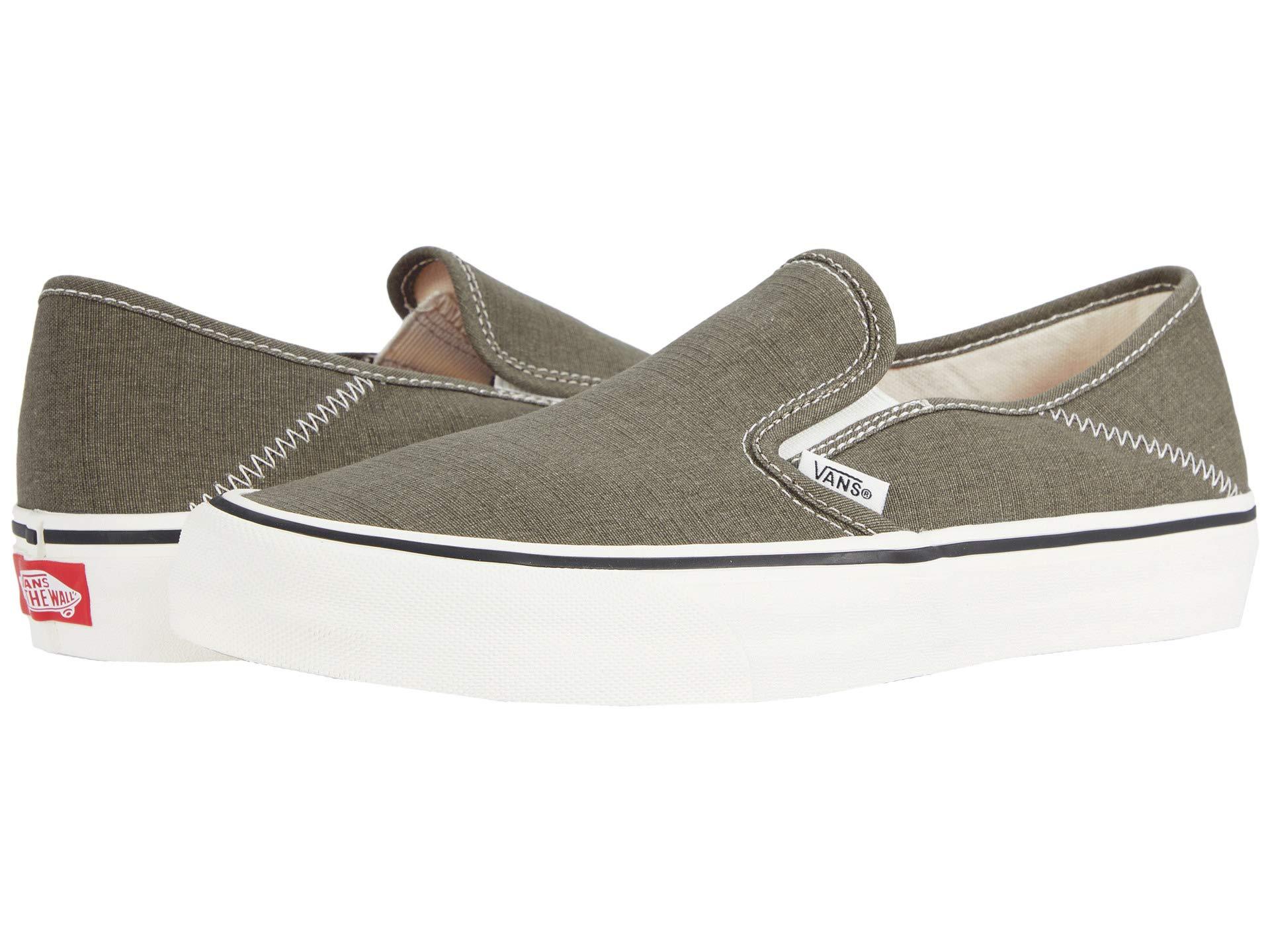 vans slip on sf checkerboard