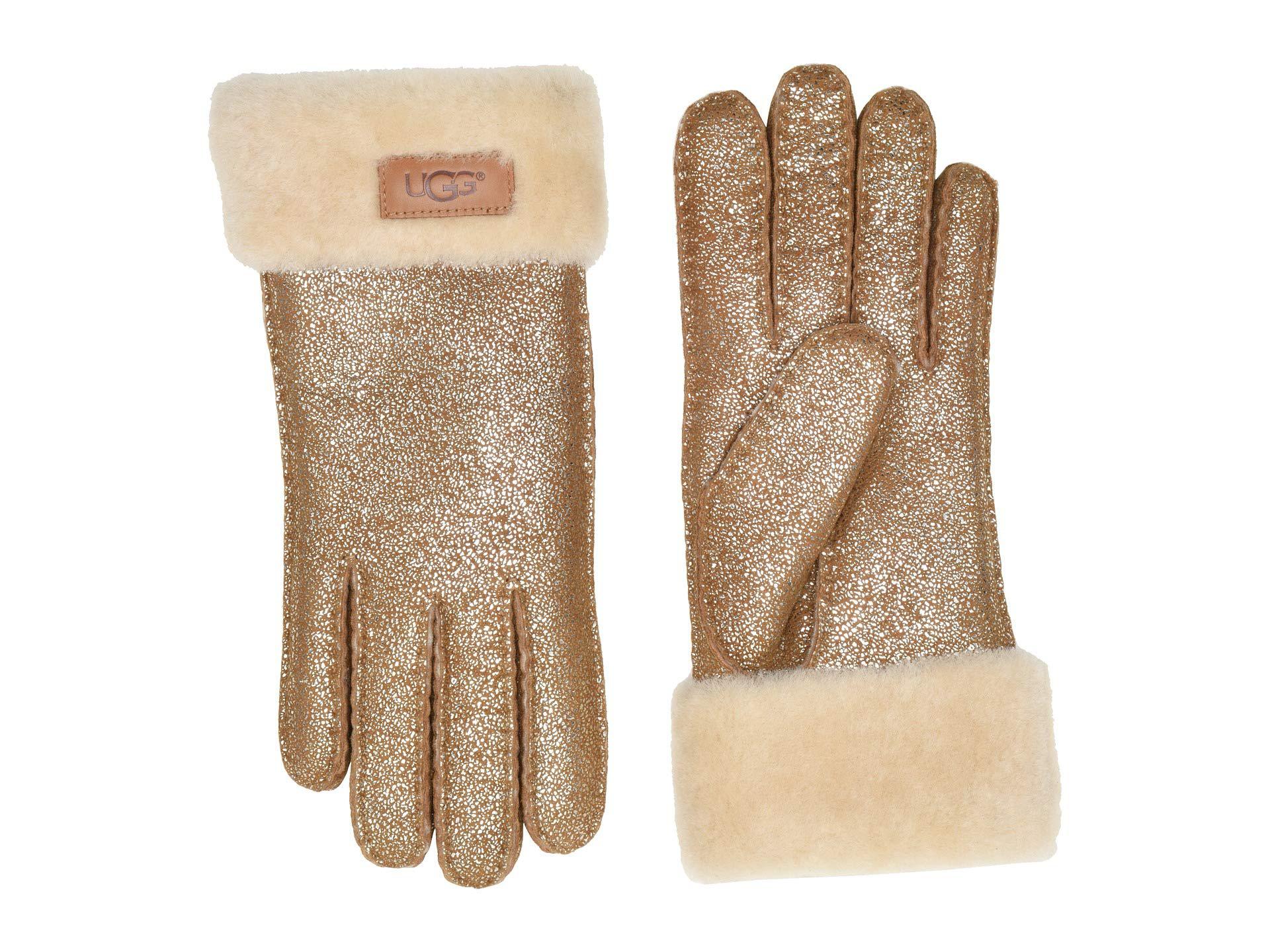 ugg leather sheepskin vent glove