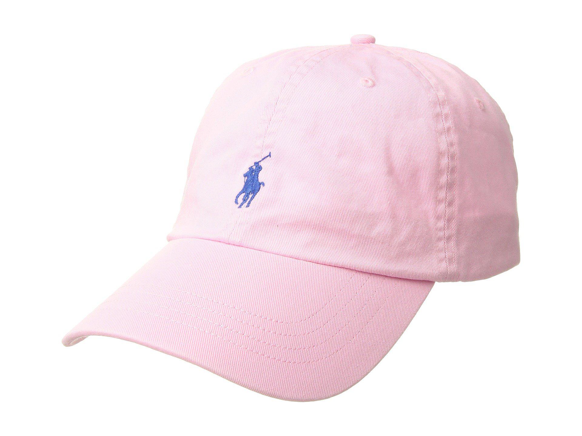 ralph lauren pink hat