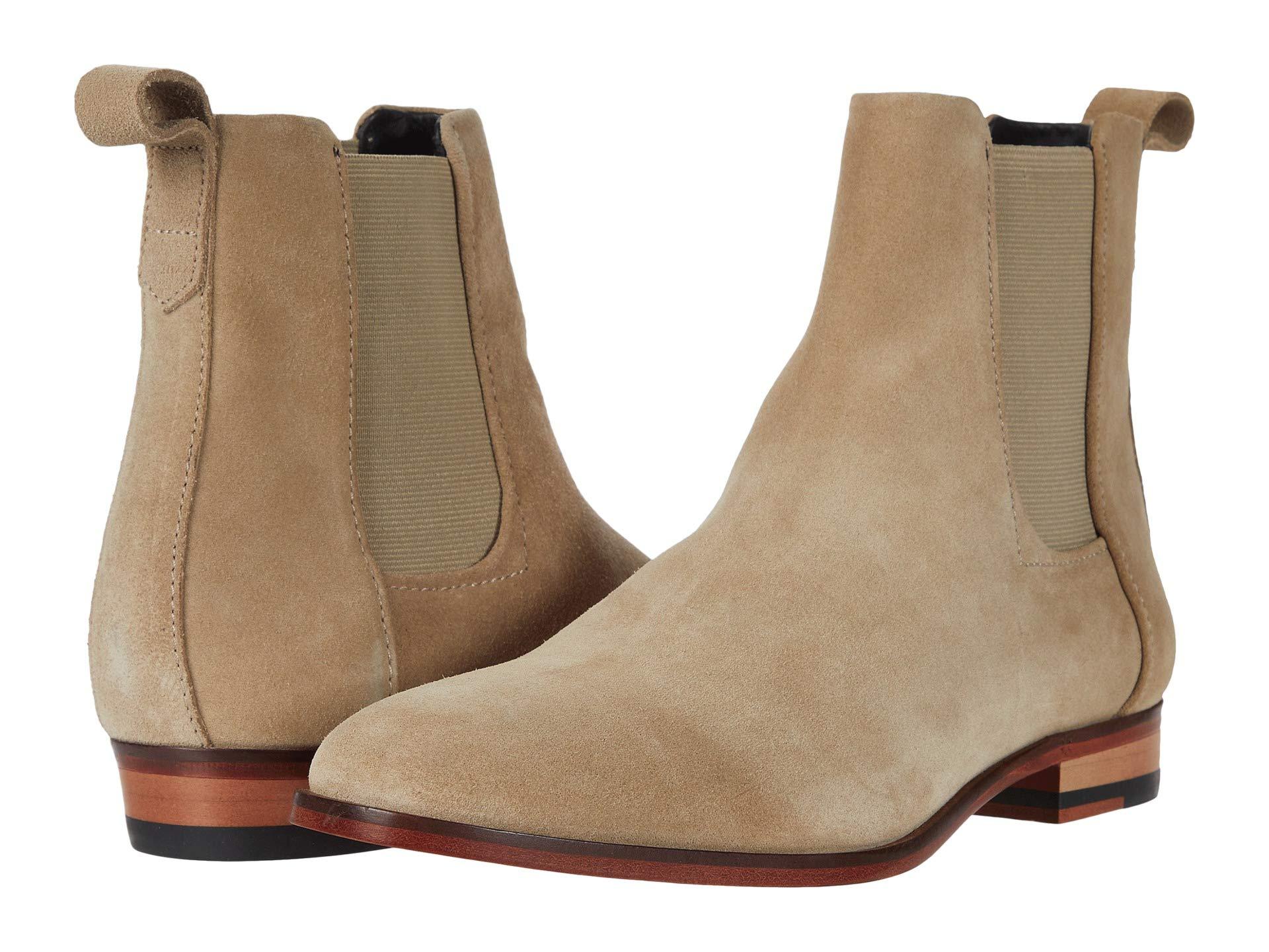 BOSS by Hugo Boss Suede Cult Chelsea Boot By Hugo in Beige (Natural) for  Men - Lyst