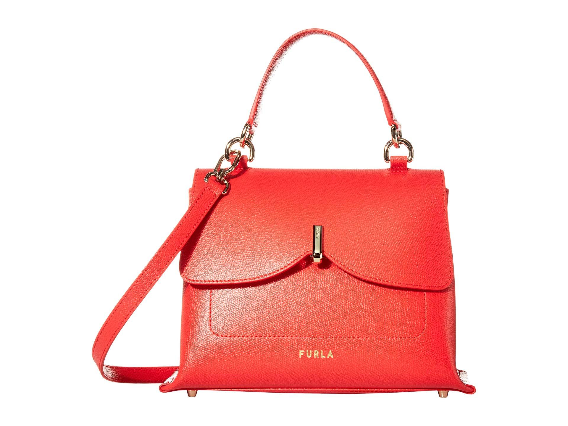 Download Furla Leather Ribbon Medium Top-handle in Red - Lyst Yellowimages Mockups