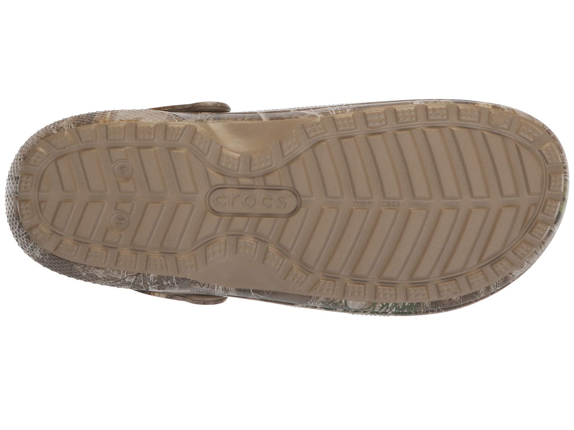mens camo fuzzy crocs