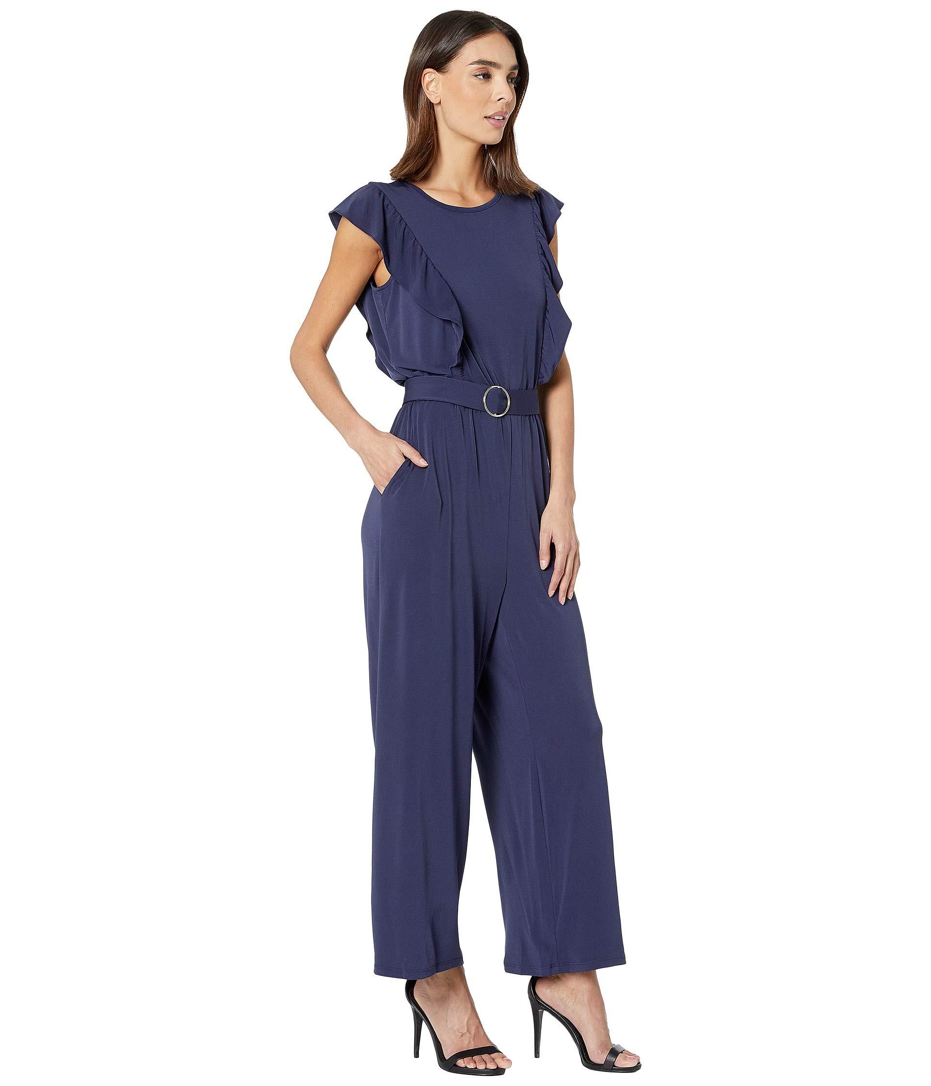 navy blue one piece jumpsuit