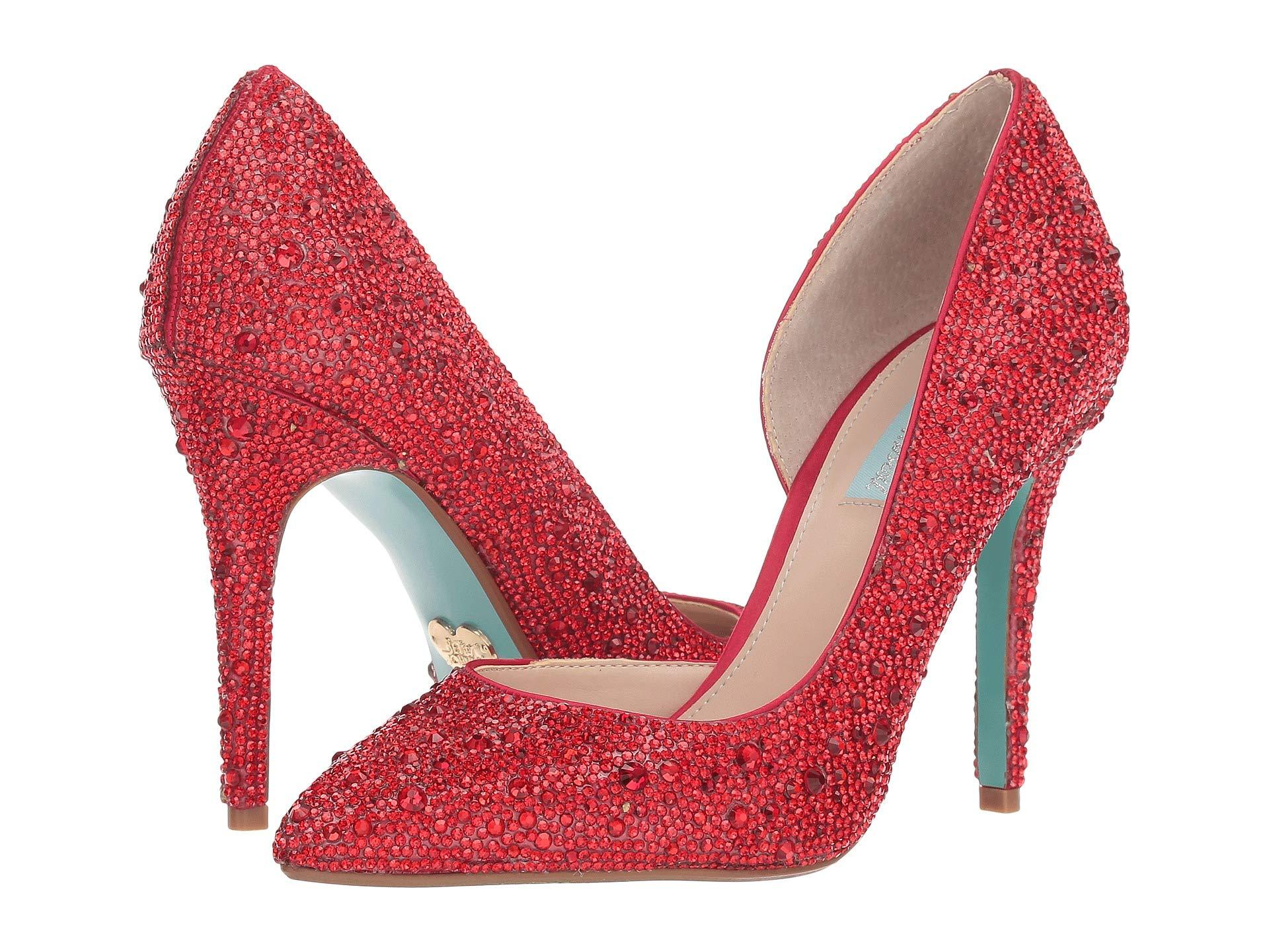 Betsey Johnson Hazil Evening Pumps in Red | Lyst