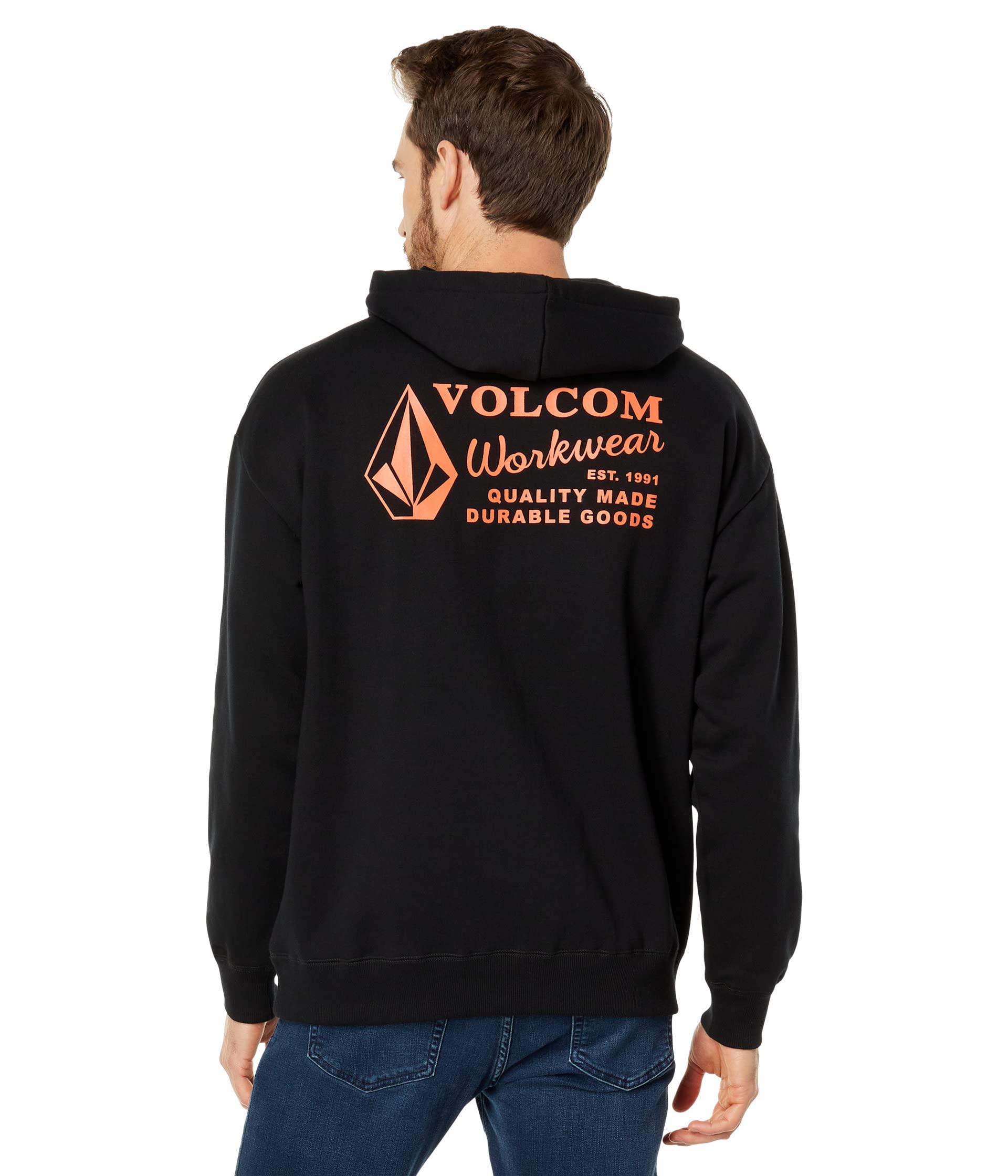 Volcom Workwear Pullover Hoodie in Black for Men | Lyst