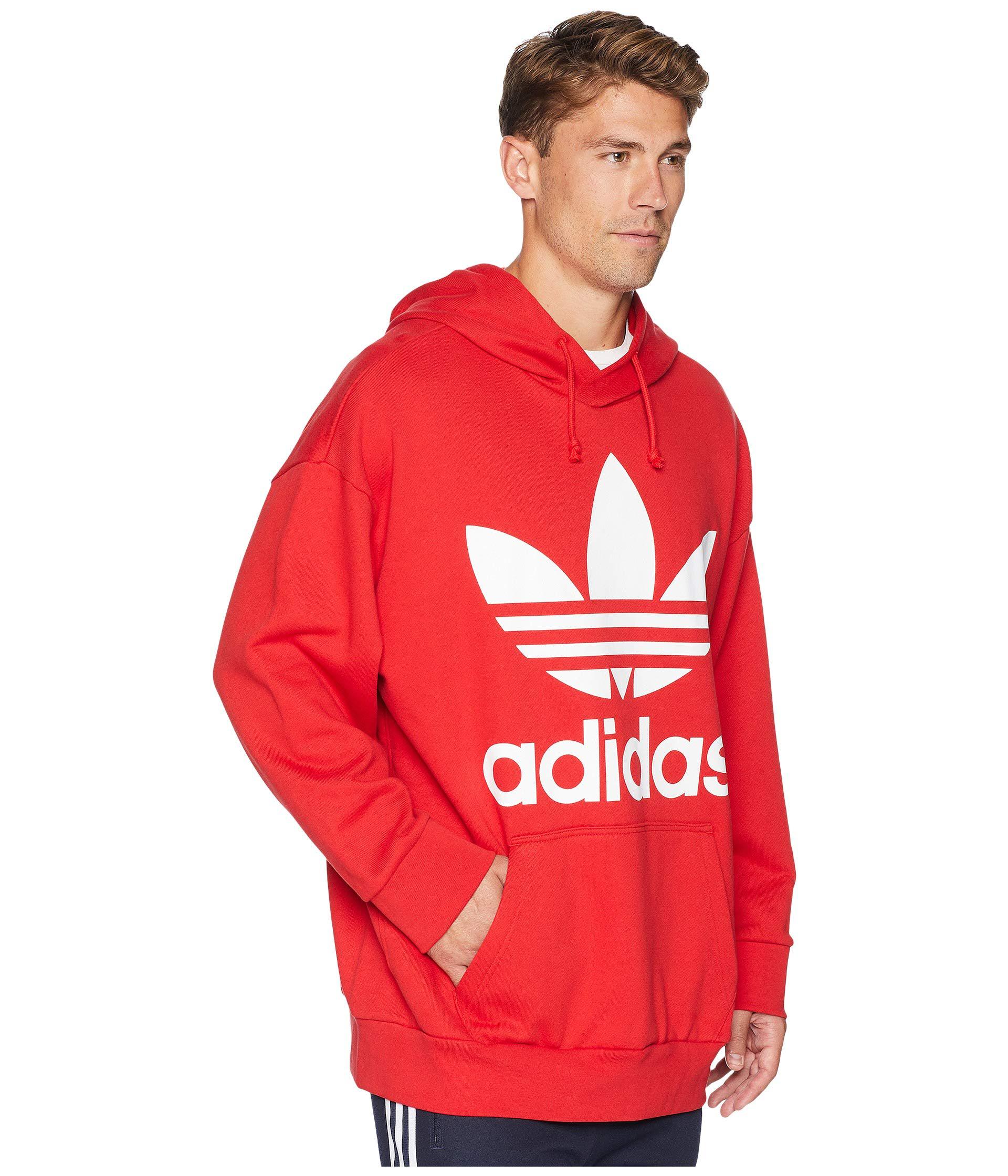 mens oversized adidas hoodie