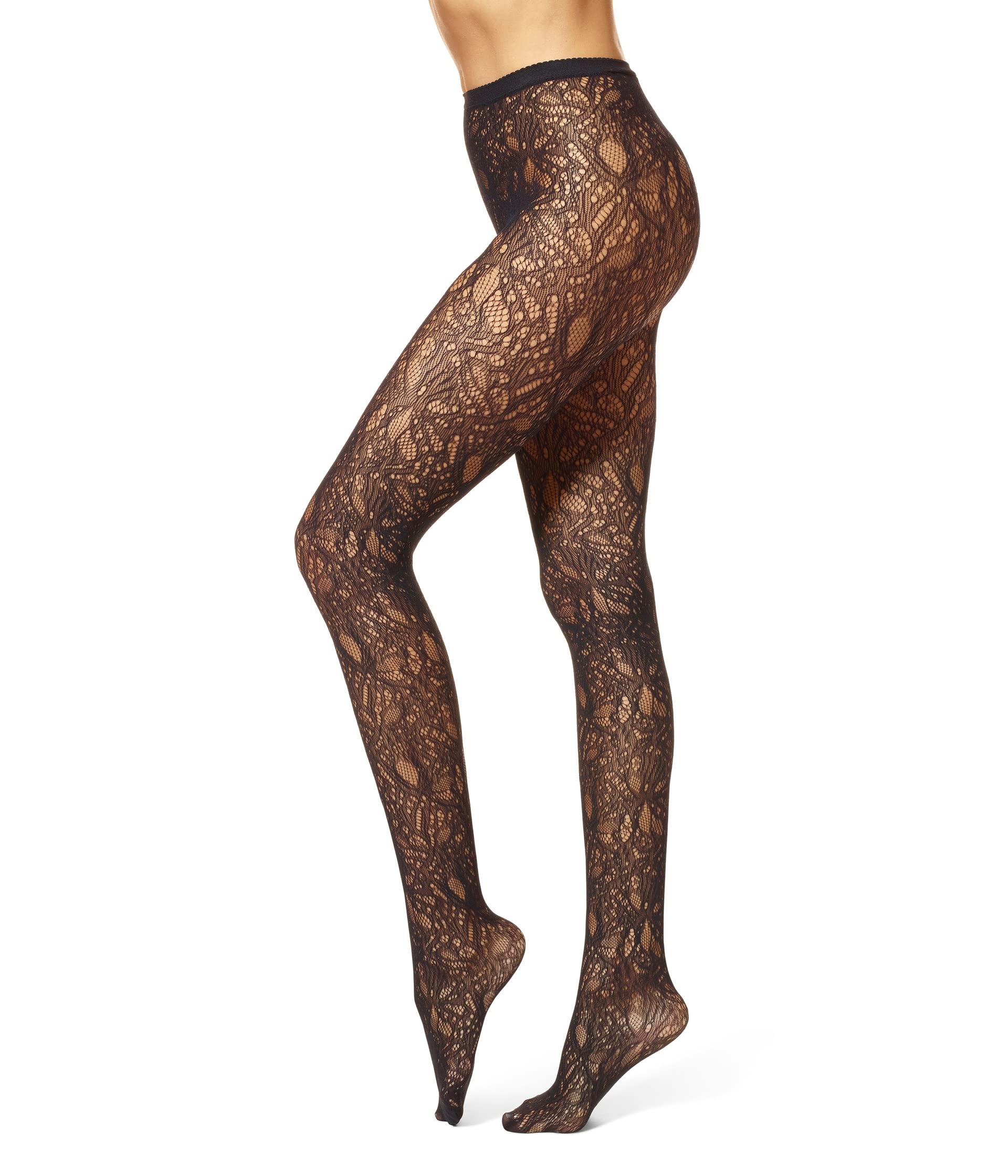 Hue Butterfly Fashion Tights in Brown Lyst