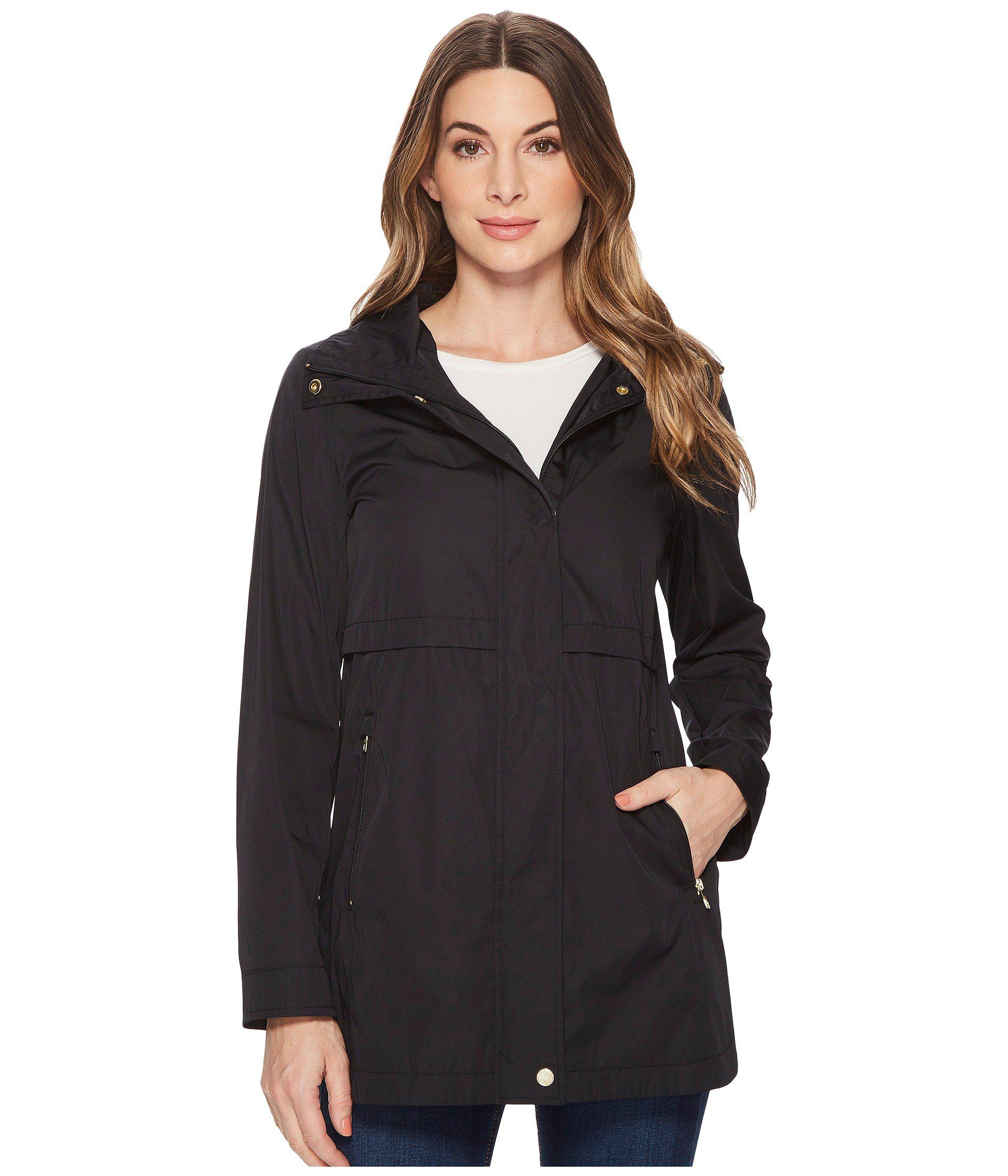 cole haan double face packable rain jacket