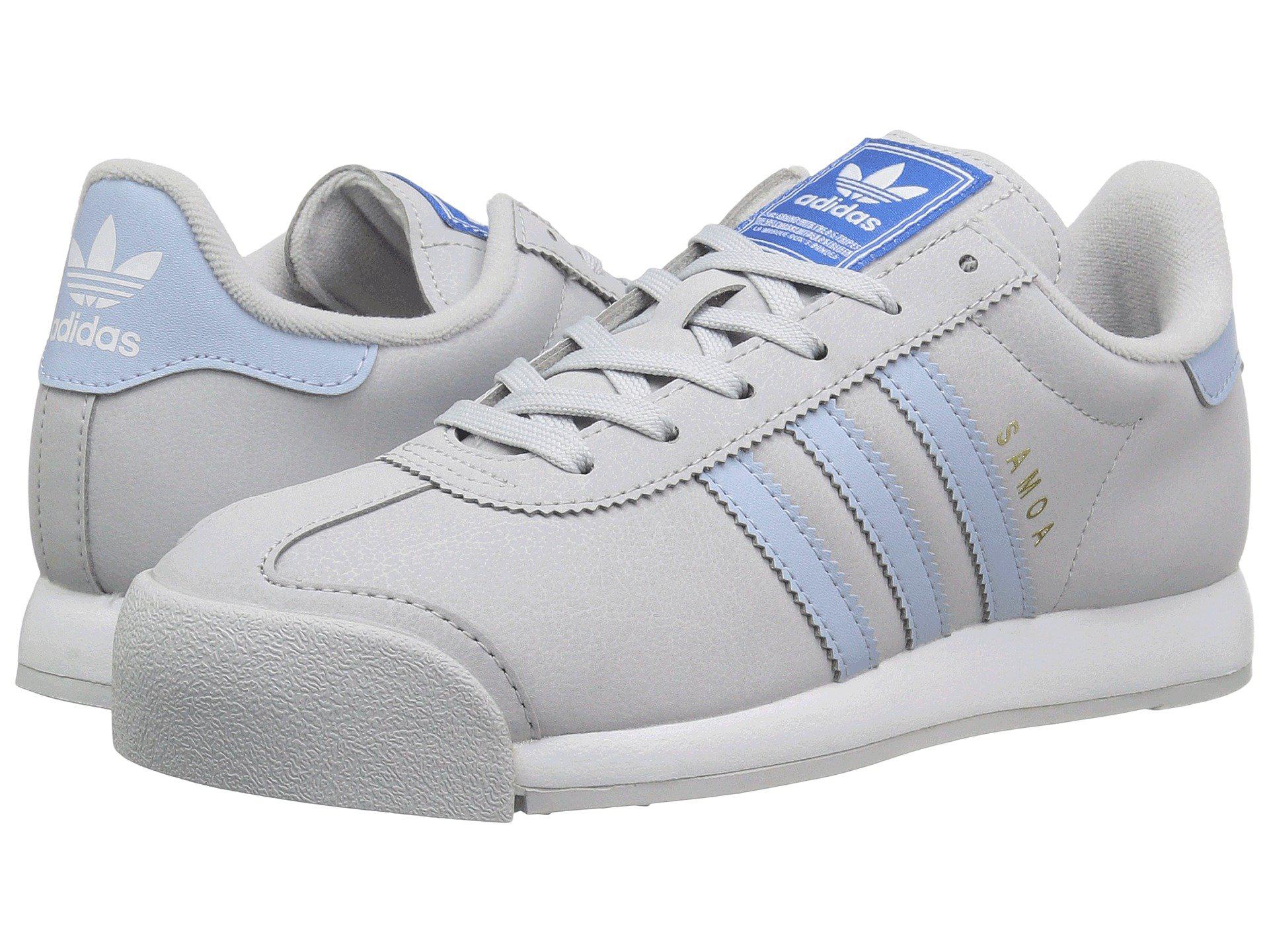 adidas Originals Samoa (light Grey Heather Solid Grey/easy Blue/footwear  White) Women's Classic Shoes in Gray | Lyst