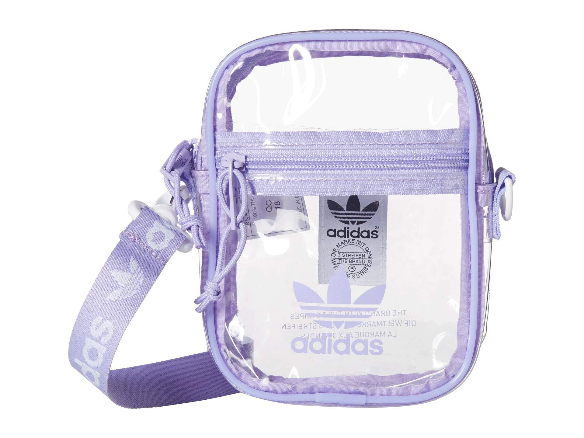 adidas Originals Originals Clear Festival Crossbody (glow Purple) Cross Body Handbags - Lyst