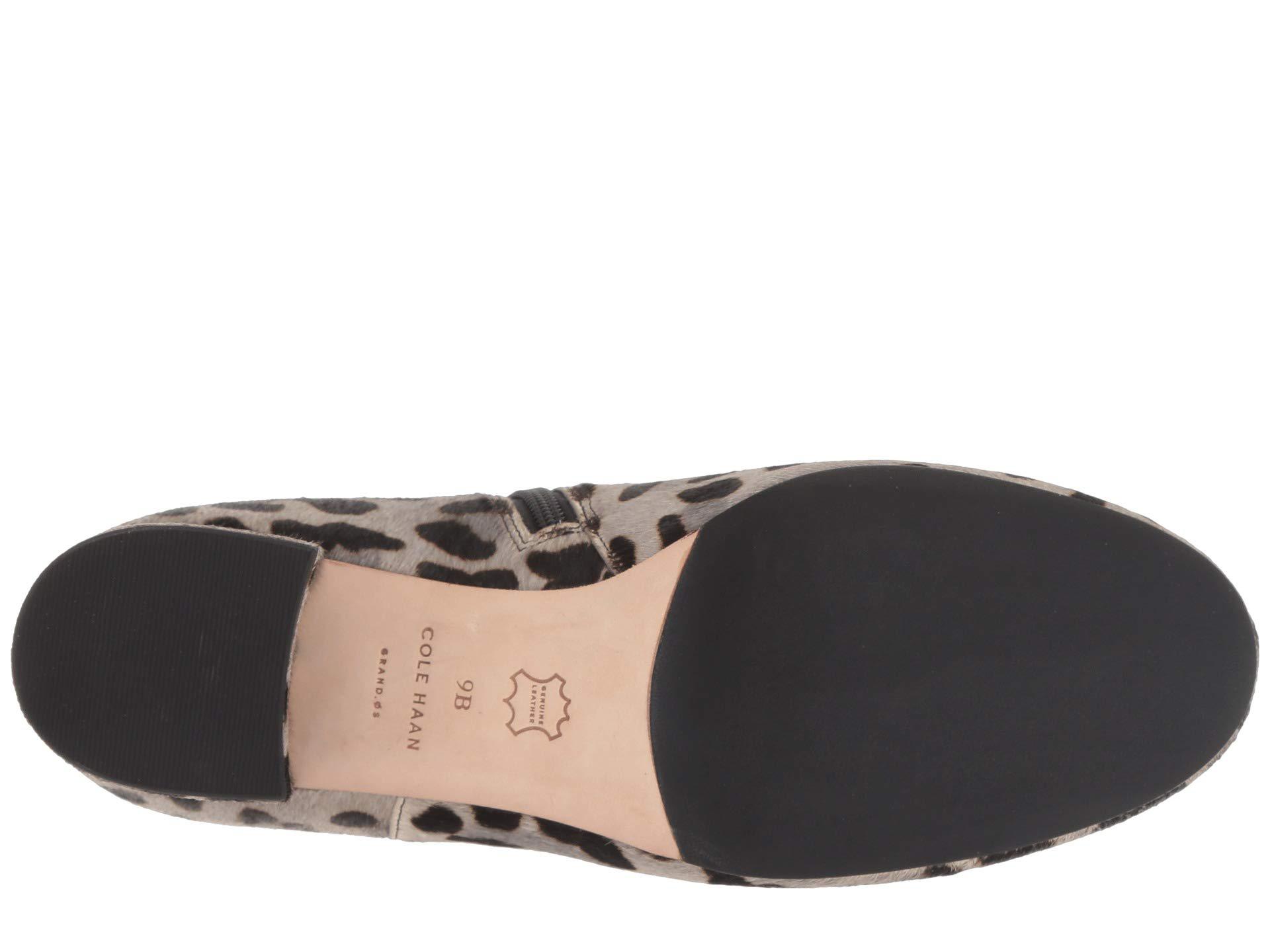 cole haan ocelot bootie
