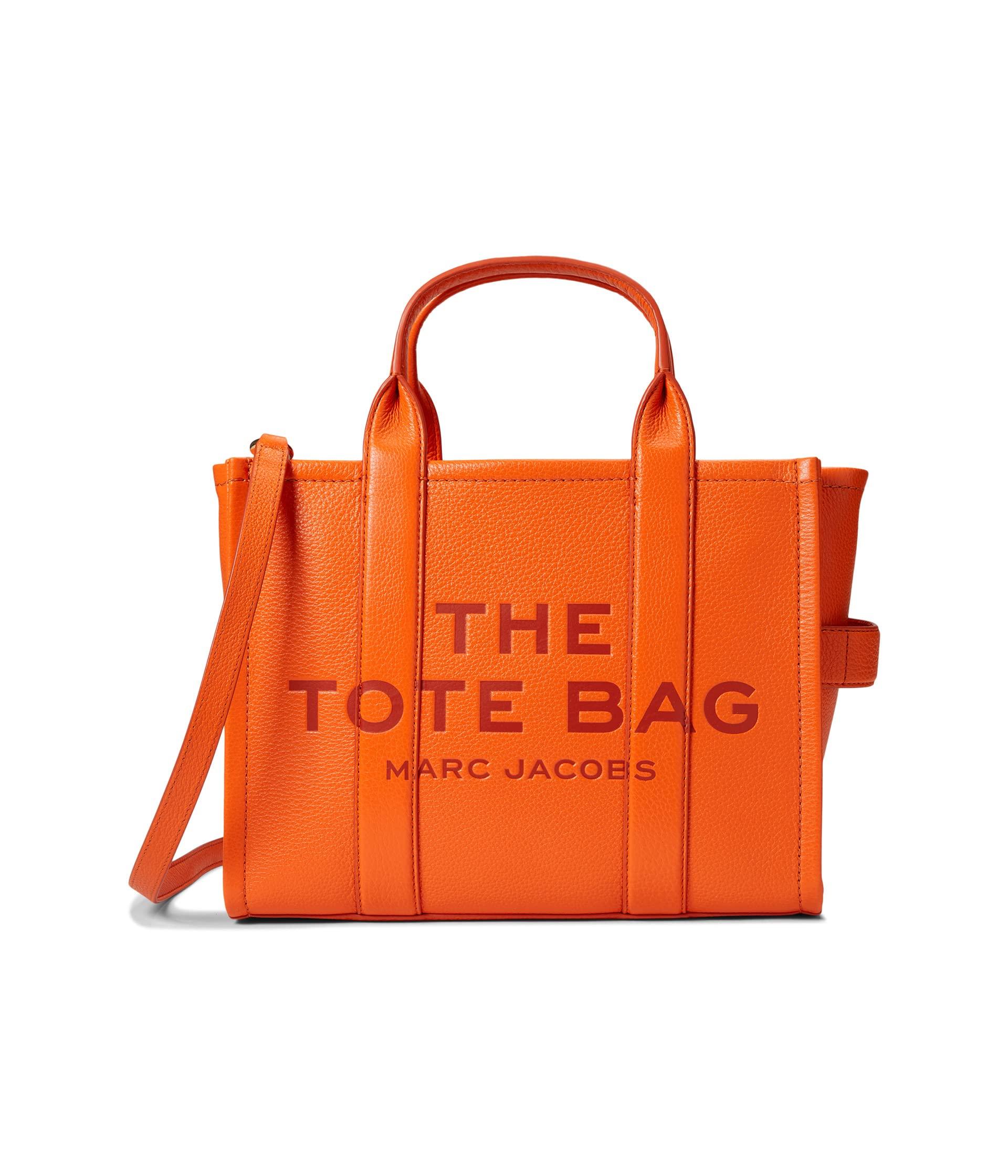 Marc Jacobs The Small Leather Tote Bag in Orange | Lyst