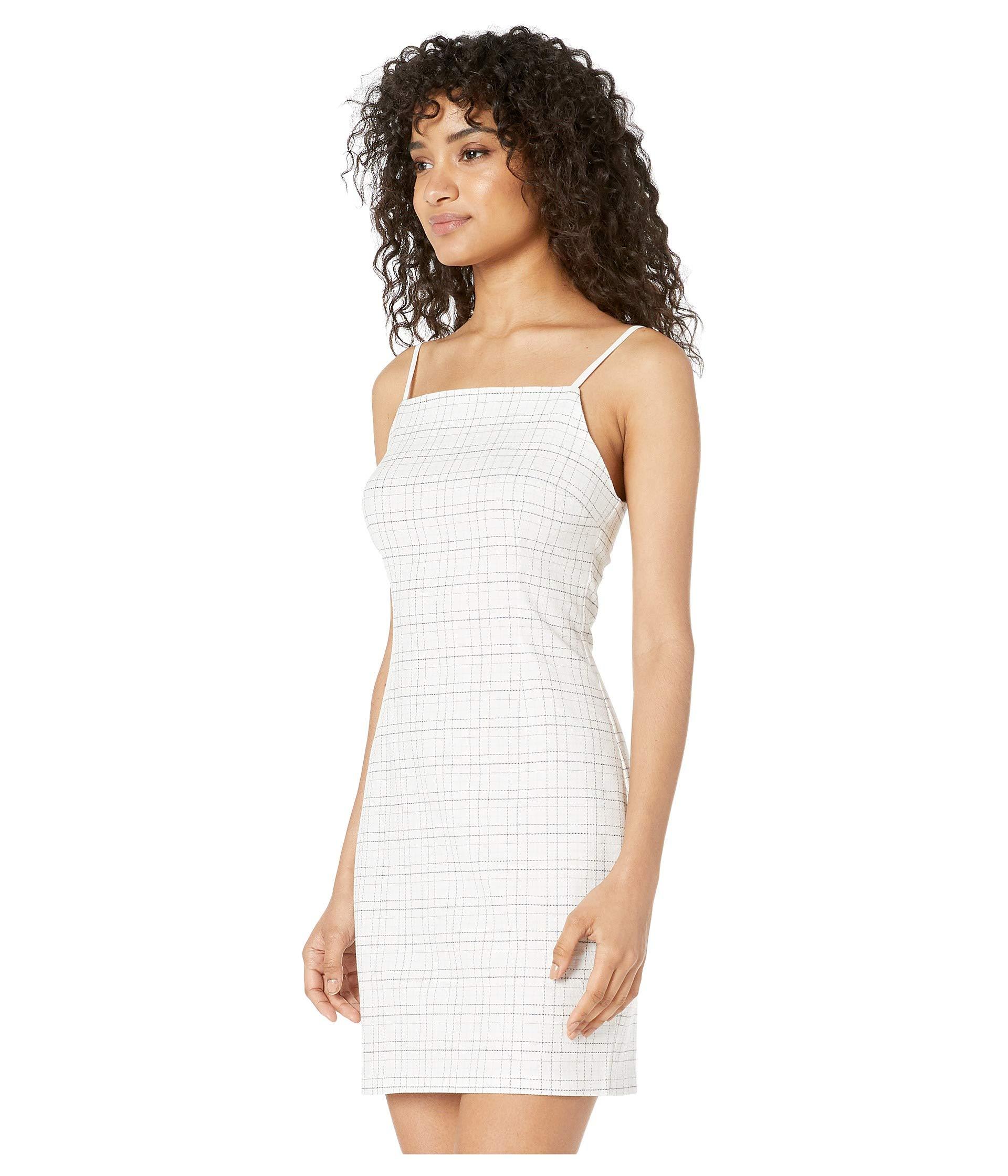 White bodycon slip dress Clearance