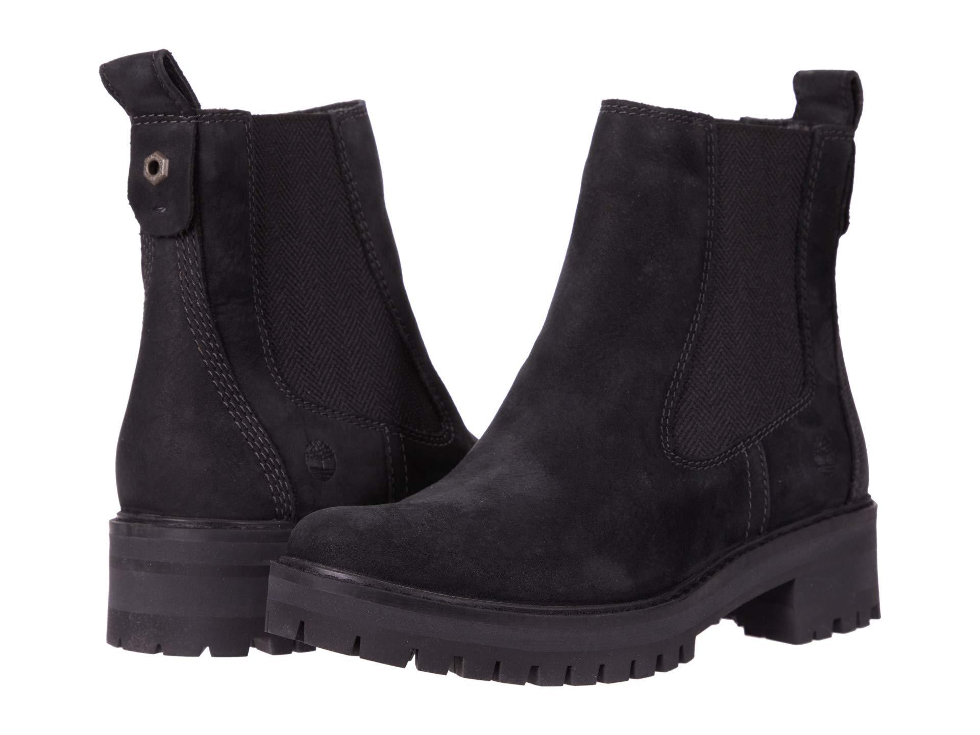 timberland courmayeur valley chelsea black nubuck