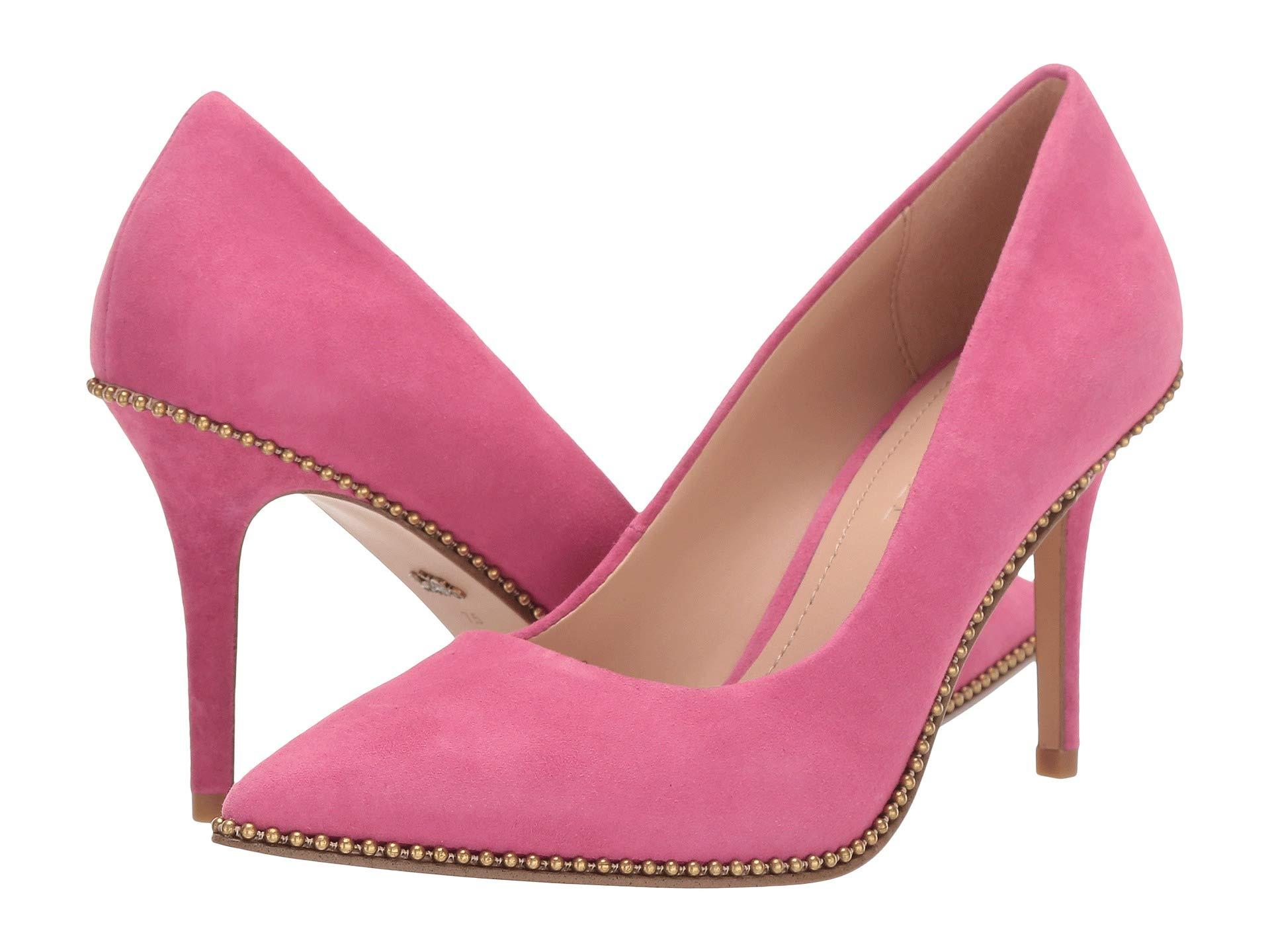 coach waverly 85mm pump with signature buckle
