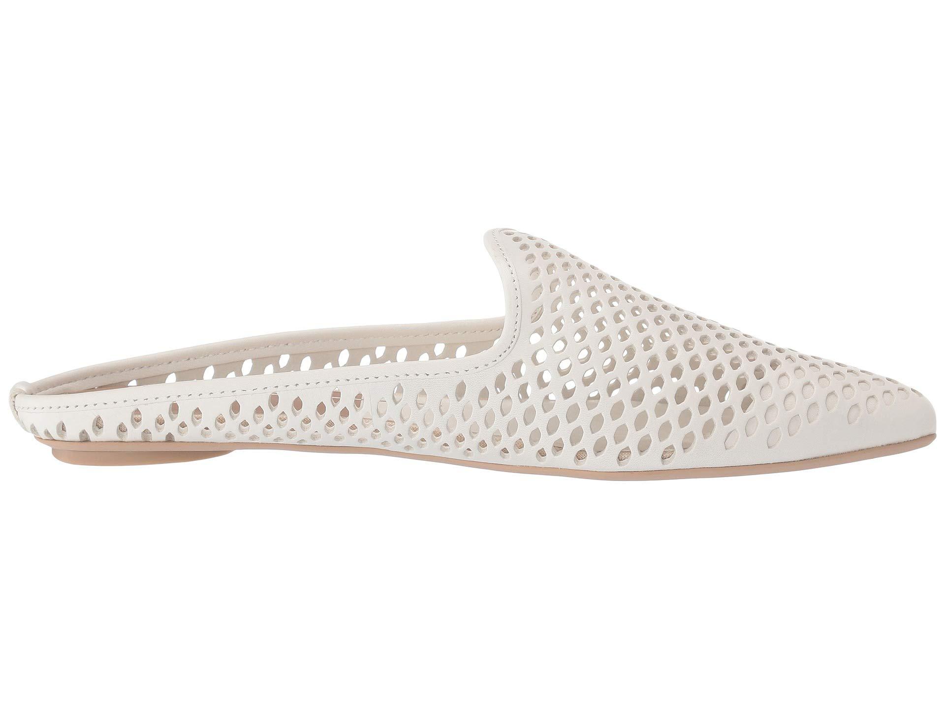 dolce vita white mules