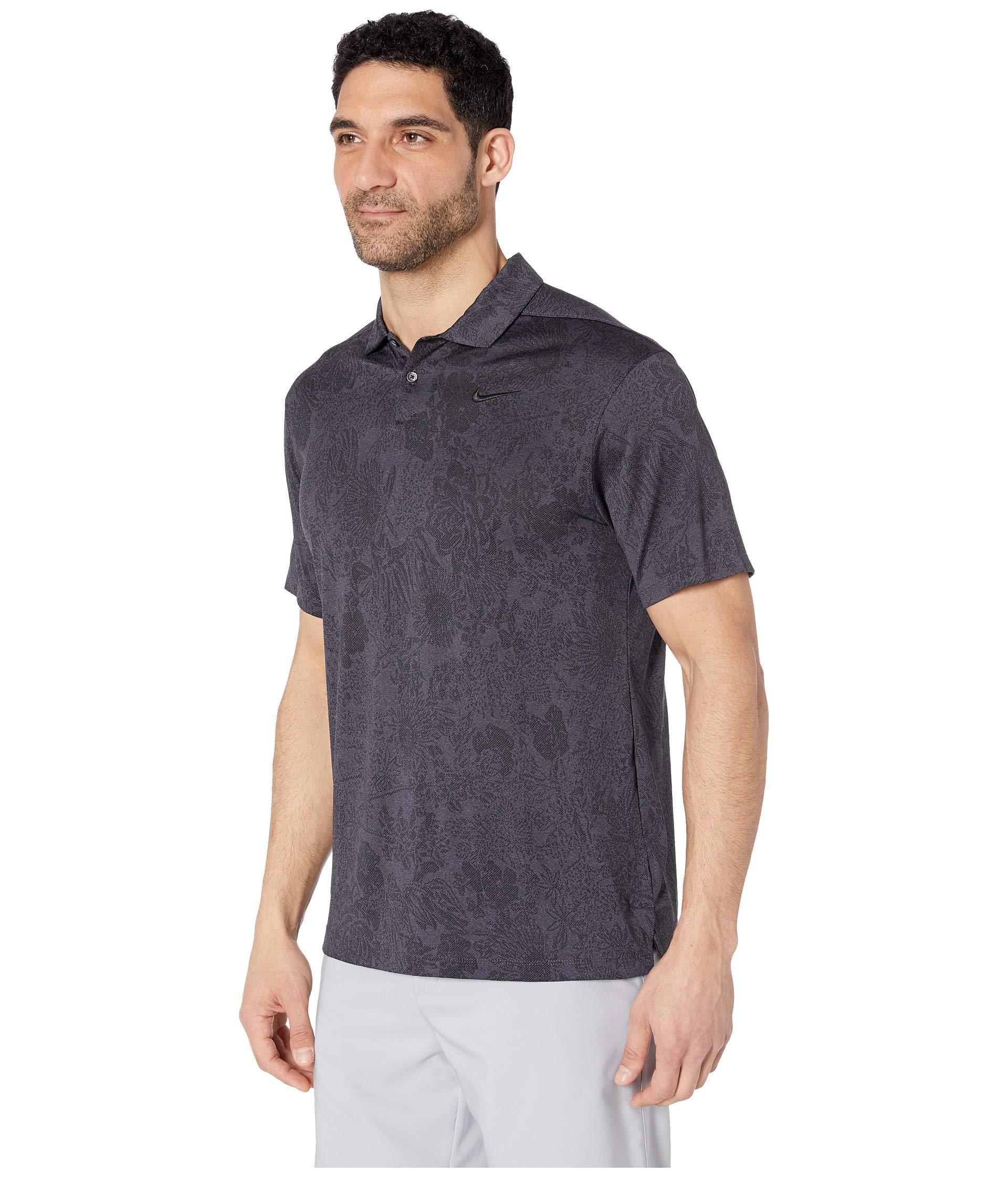 nike men's vapor jacquard golf polo