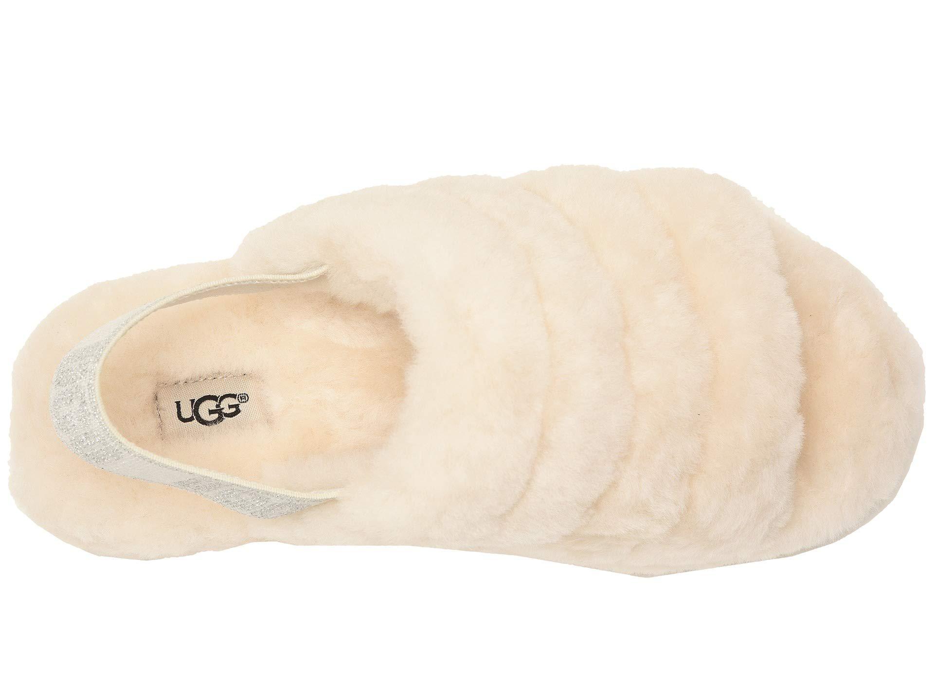 UGG Rubber Fluff Yeah Slide (cream) Women's Slippers in Natural - Lyst