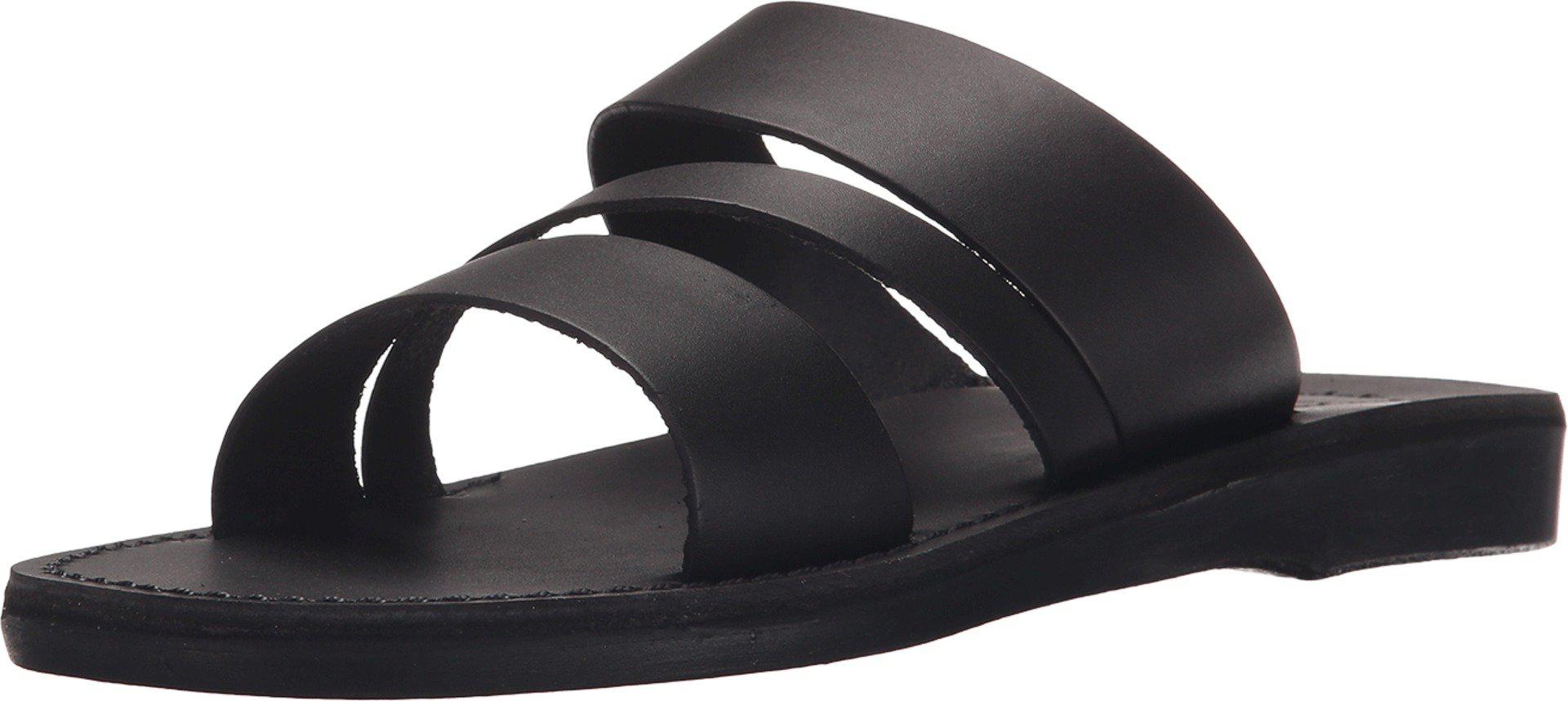 Jerusalem Sandals Leather Boaz - Mens in Black for Men - Lyst