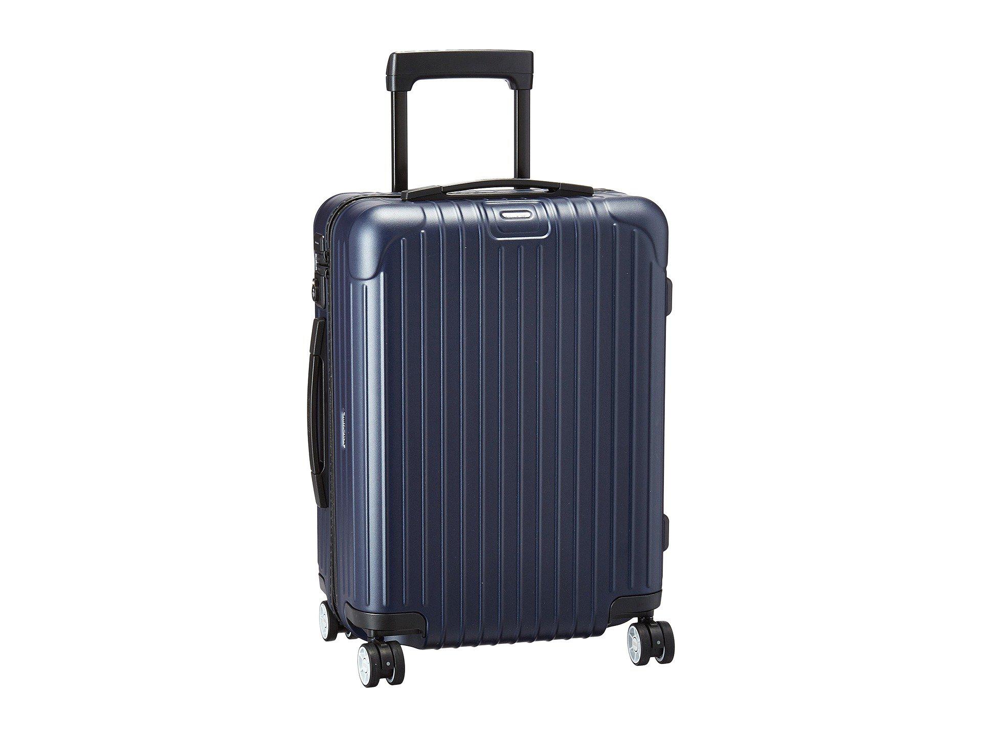 RIMOWA Salsa - Cabin Multiwheel(r) 53cm (matte Black) Luggage in Blue for  Men | Lyst