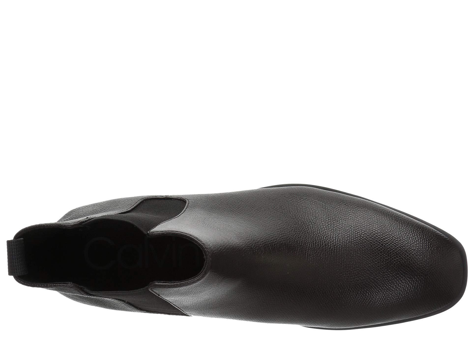 calvin klein men's corin leather chelsea boots