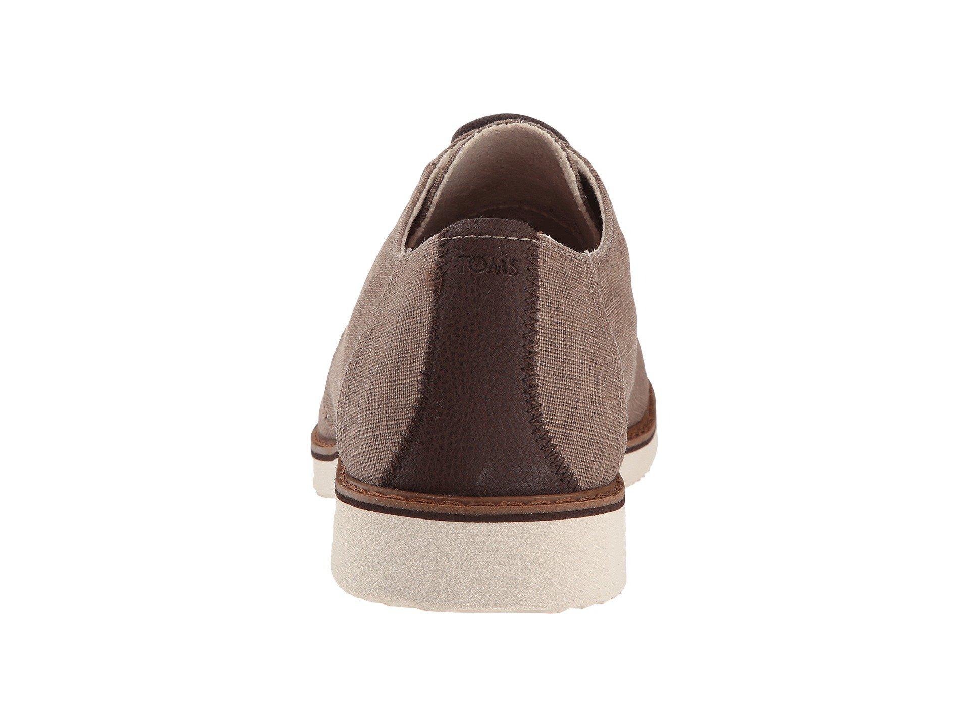 toms preston leather brogue
