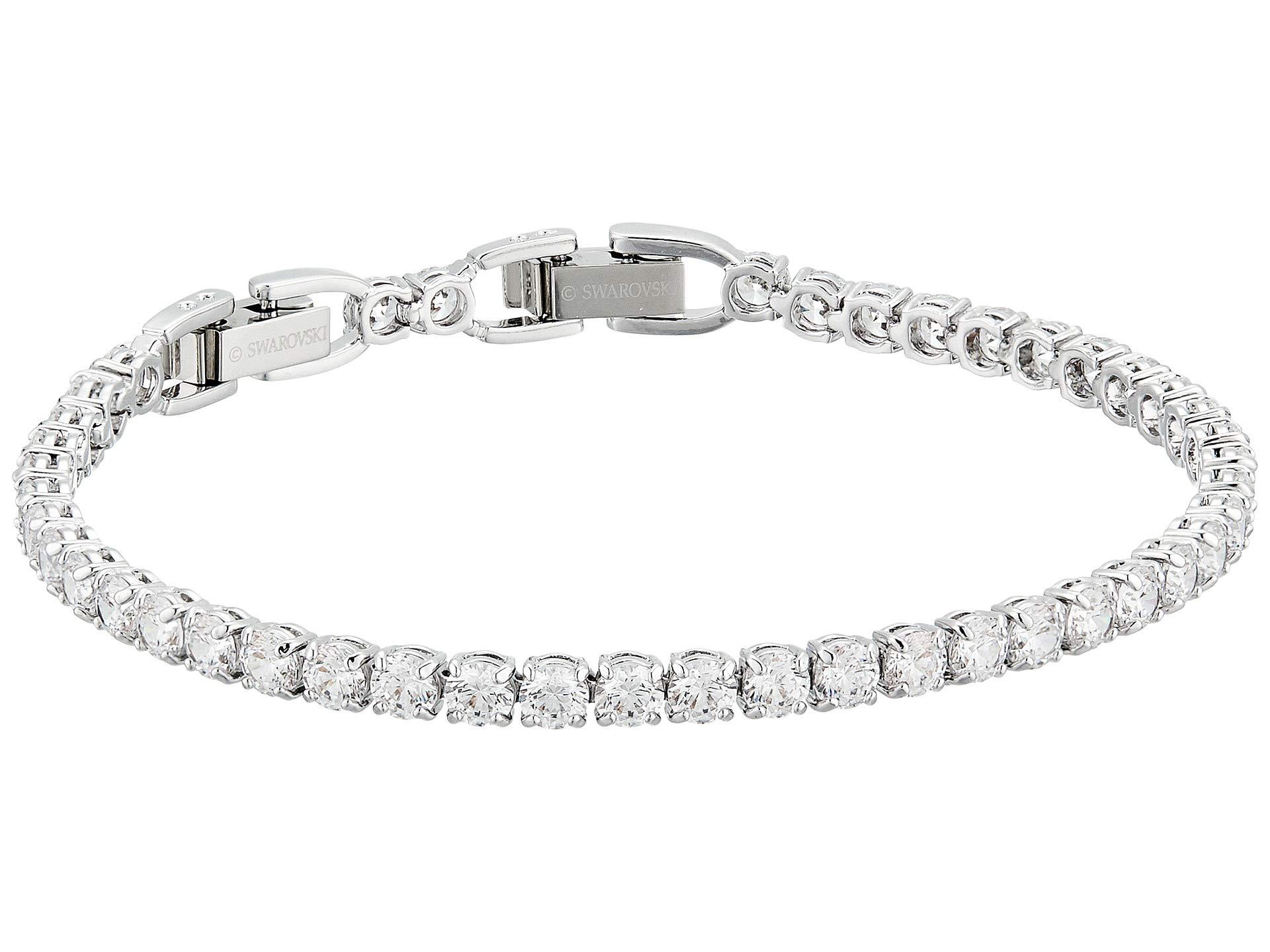 Swarovski Tennis Round Deluxe Bracelet in White Lyst