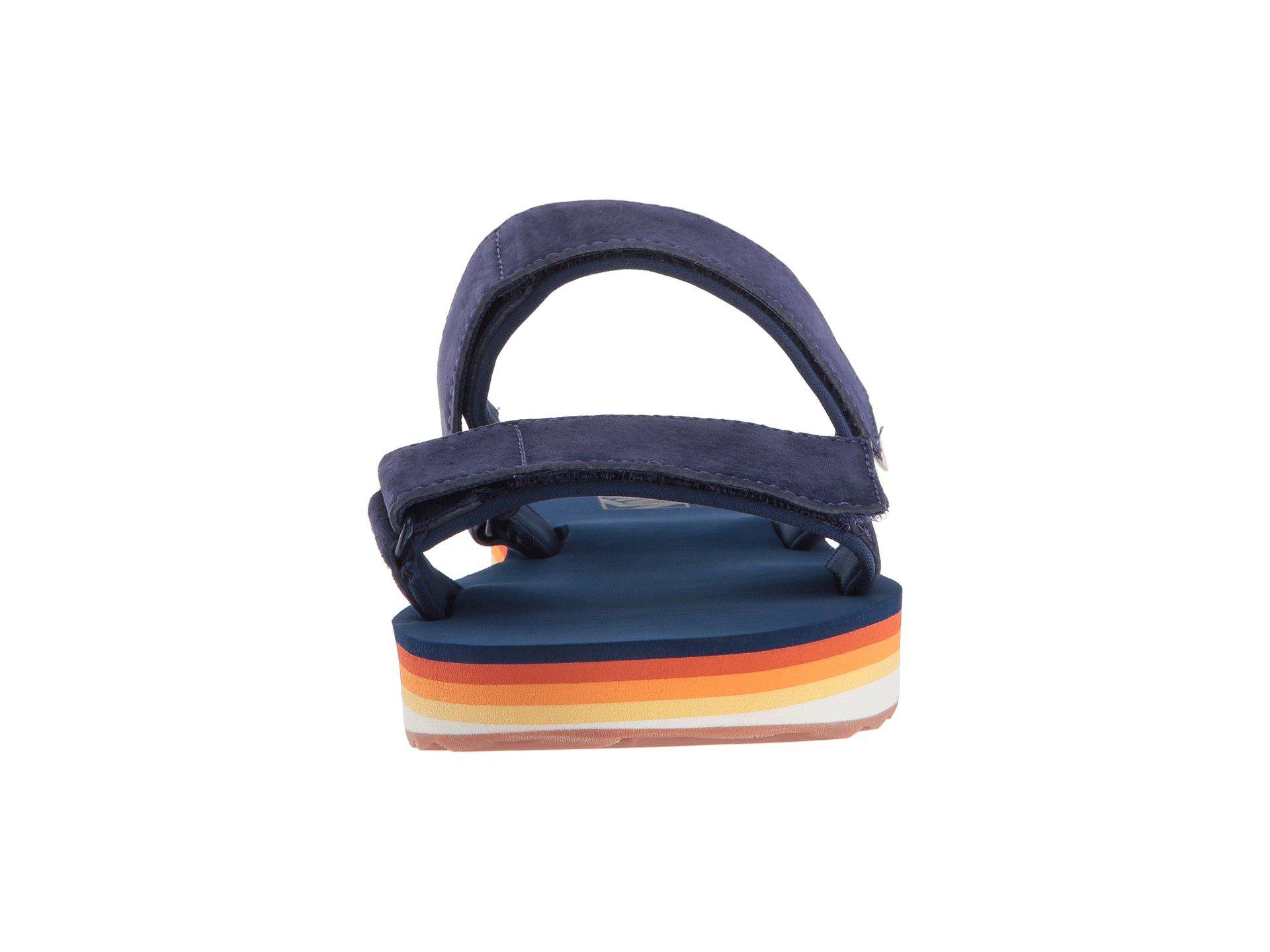 Vans Synthetic Cayucas Slide Platform in Blue - Lyst