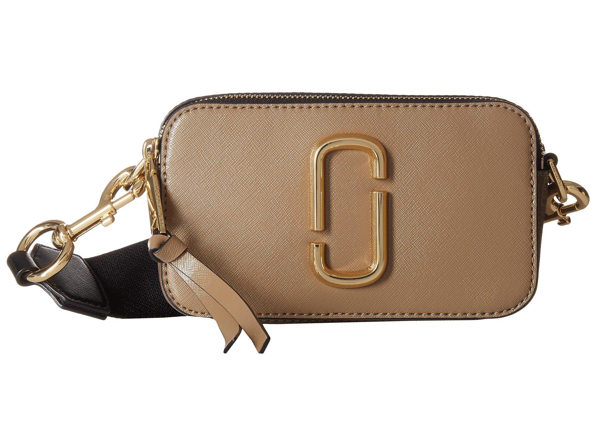 Marc Jacobs Leather Snapshot in Beige (Natural) - Lyst
