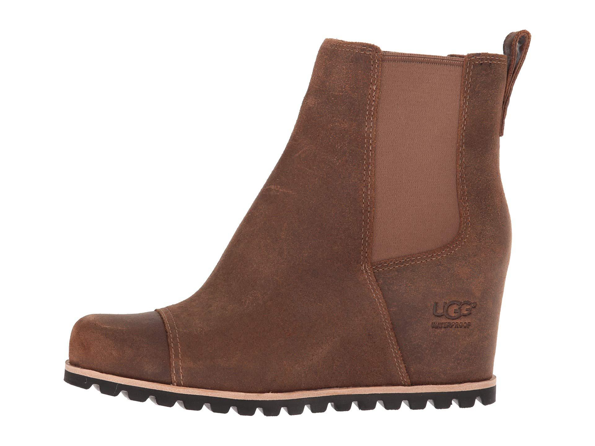 waterproof fur slip on snow boots