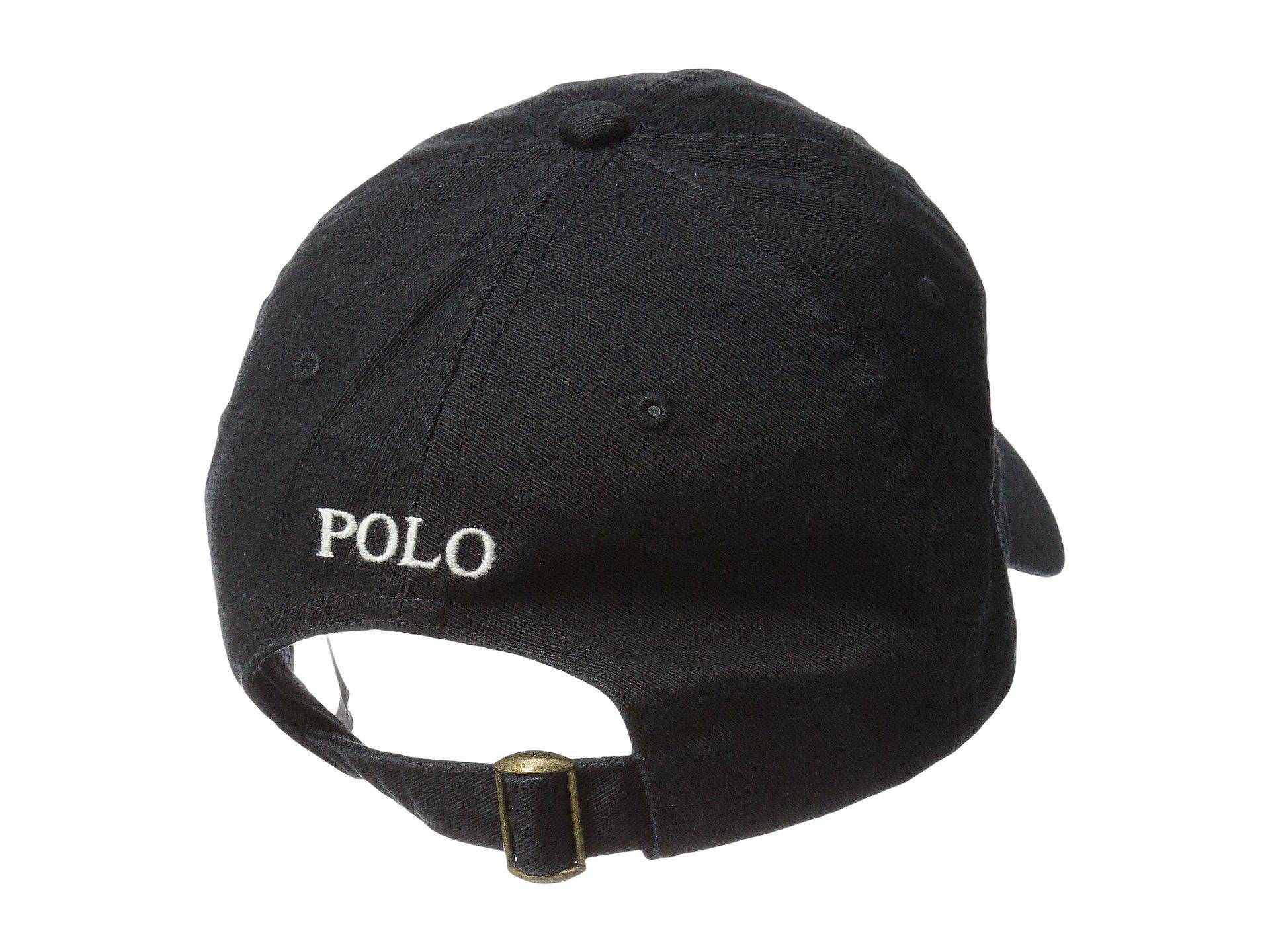 Polo Ralph Lauren Classic Sport Skull Chino Hat (polo Black) Caps for Men |  Lyst
