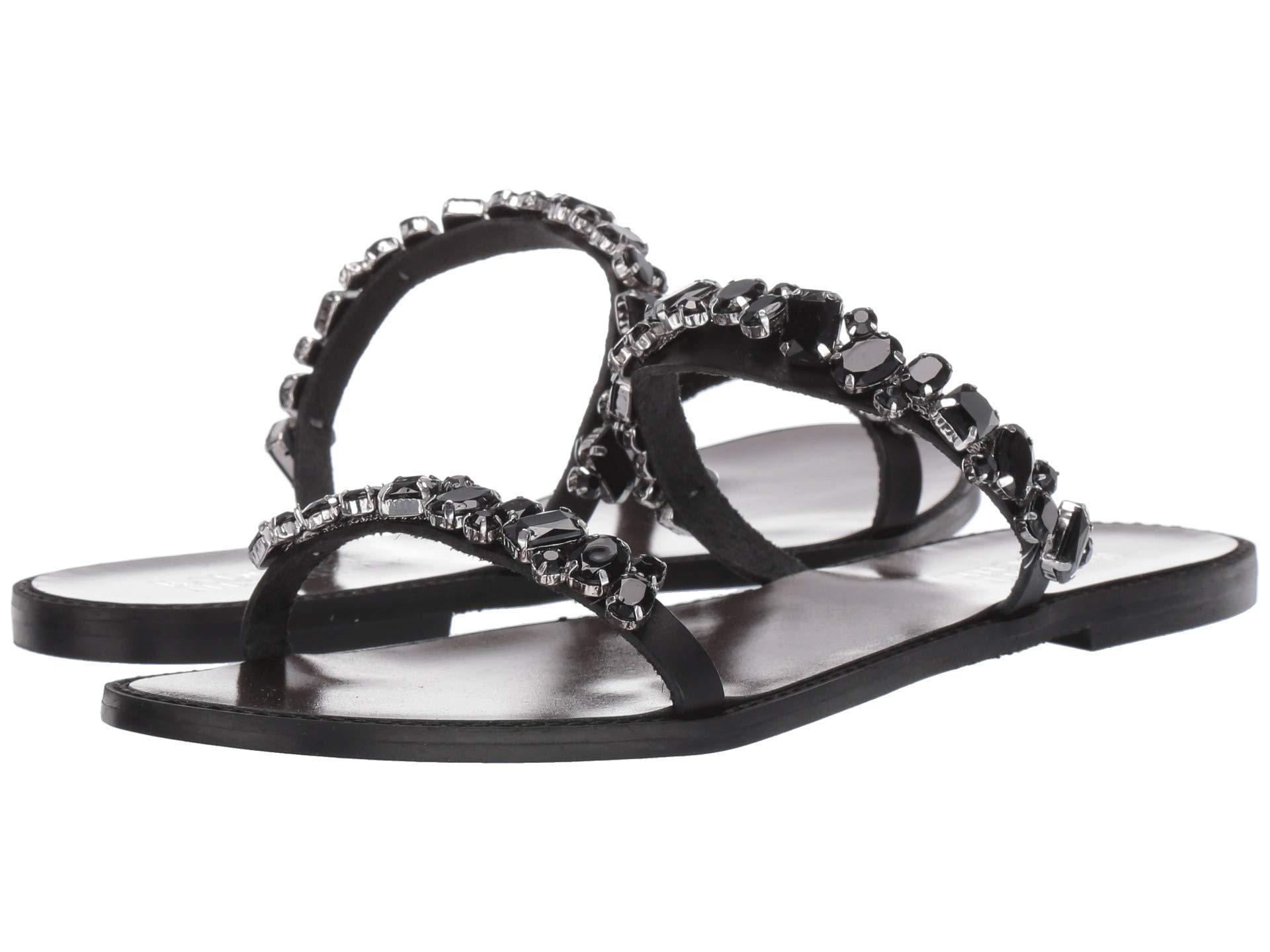 badgley mischka black flats
