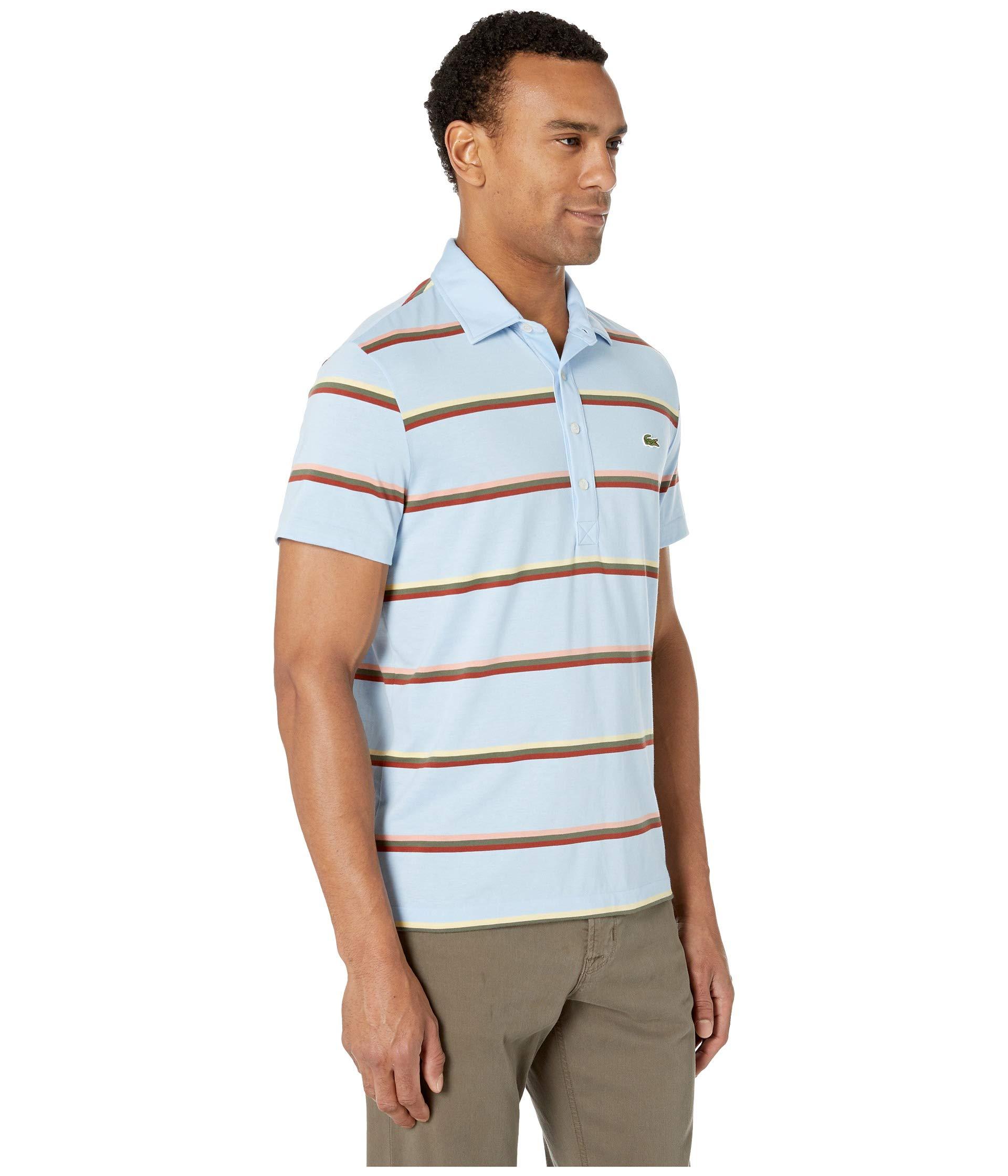 lacoste men's pima cotton soft touch polo