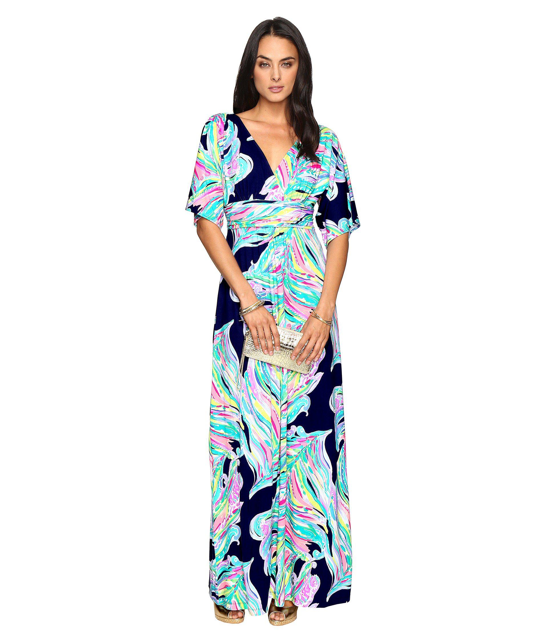 Lilly Pulitzer Parigi Maxi Dress in Blue | Lyst