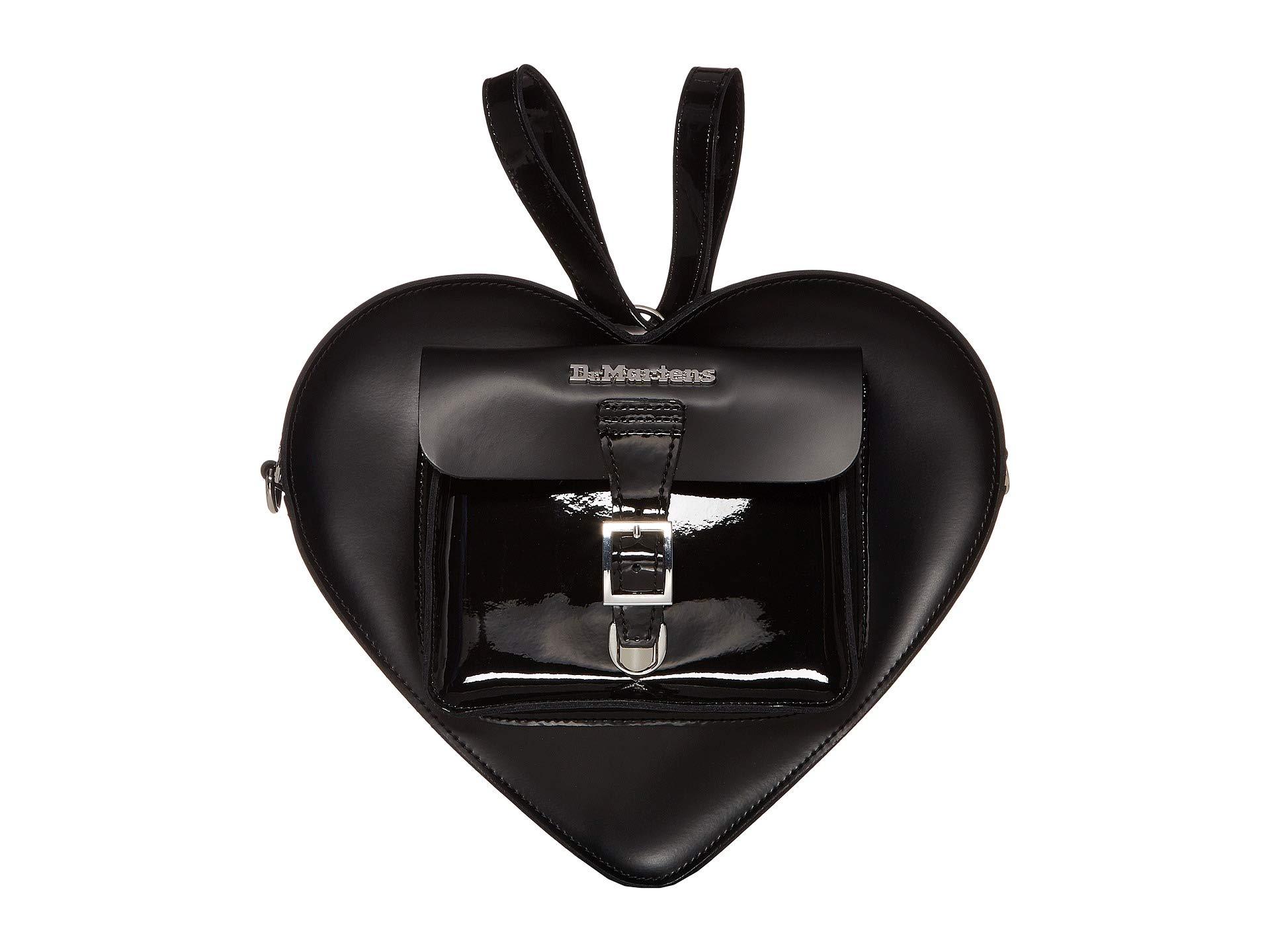 Dr. Martens Heart Shaped Leather Backpack in Black Lyst