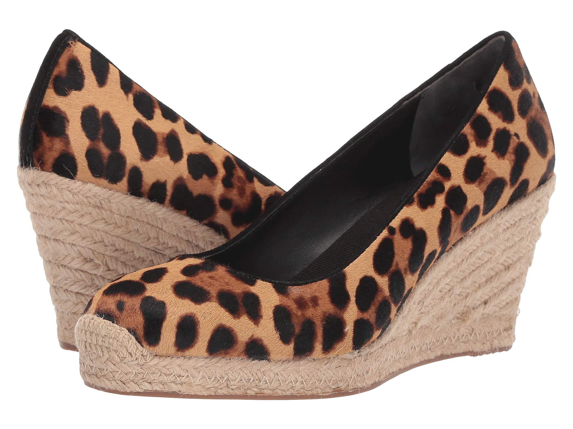 J.Crew Leather Seville Wedge Espadrille in Brown - Lyst