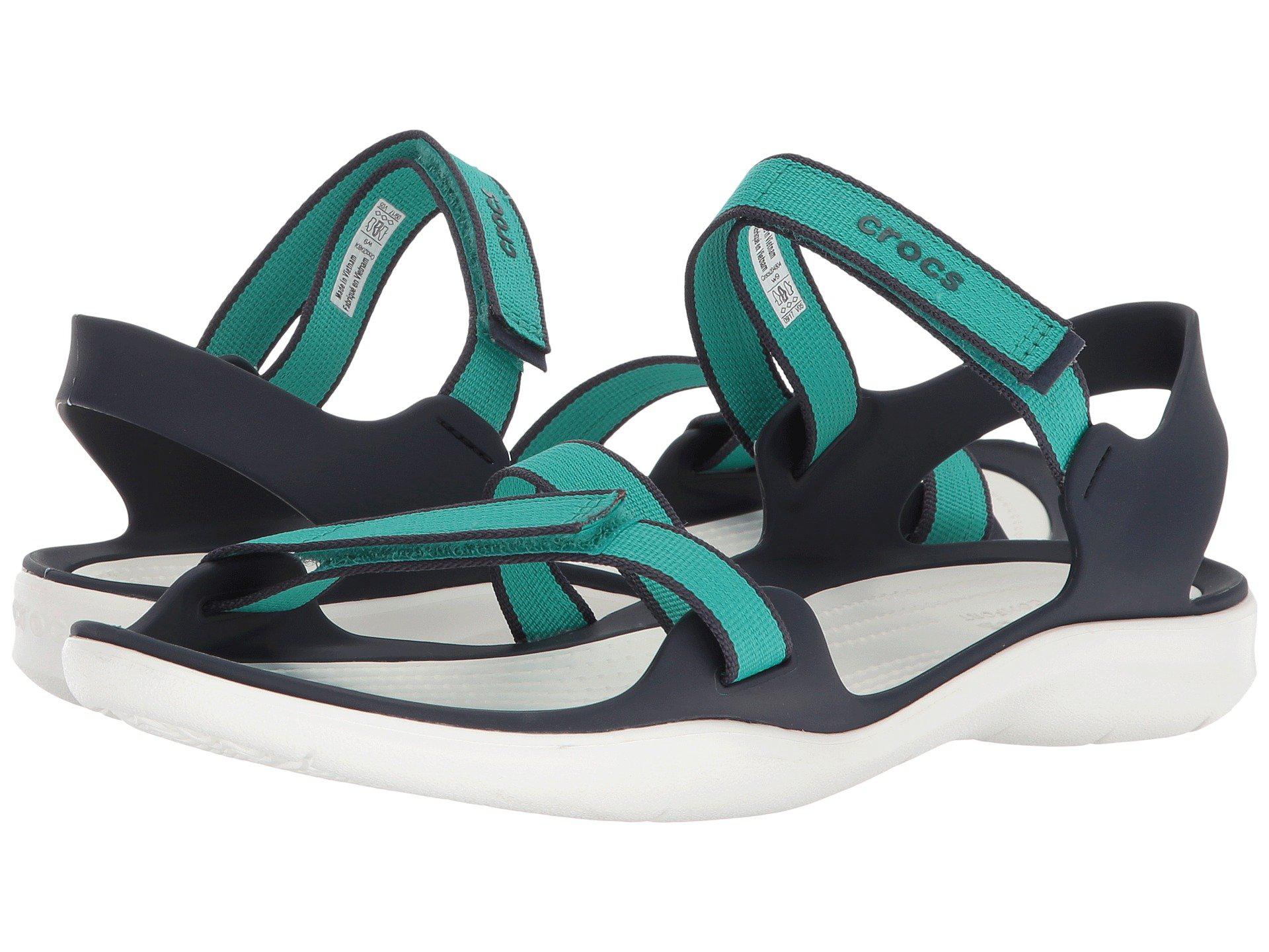Buy Swiftwater Webbing Flat Sandals with Velcro Closure online  Looksgudin