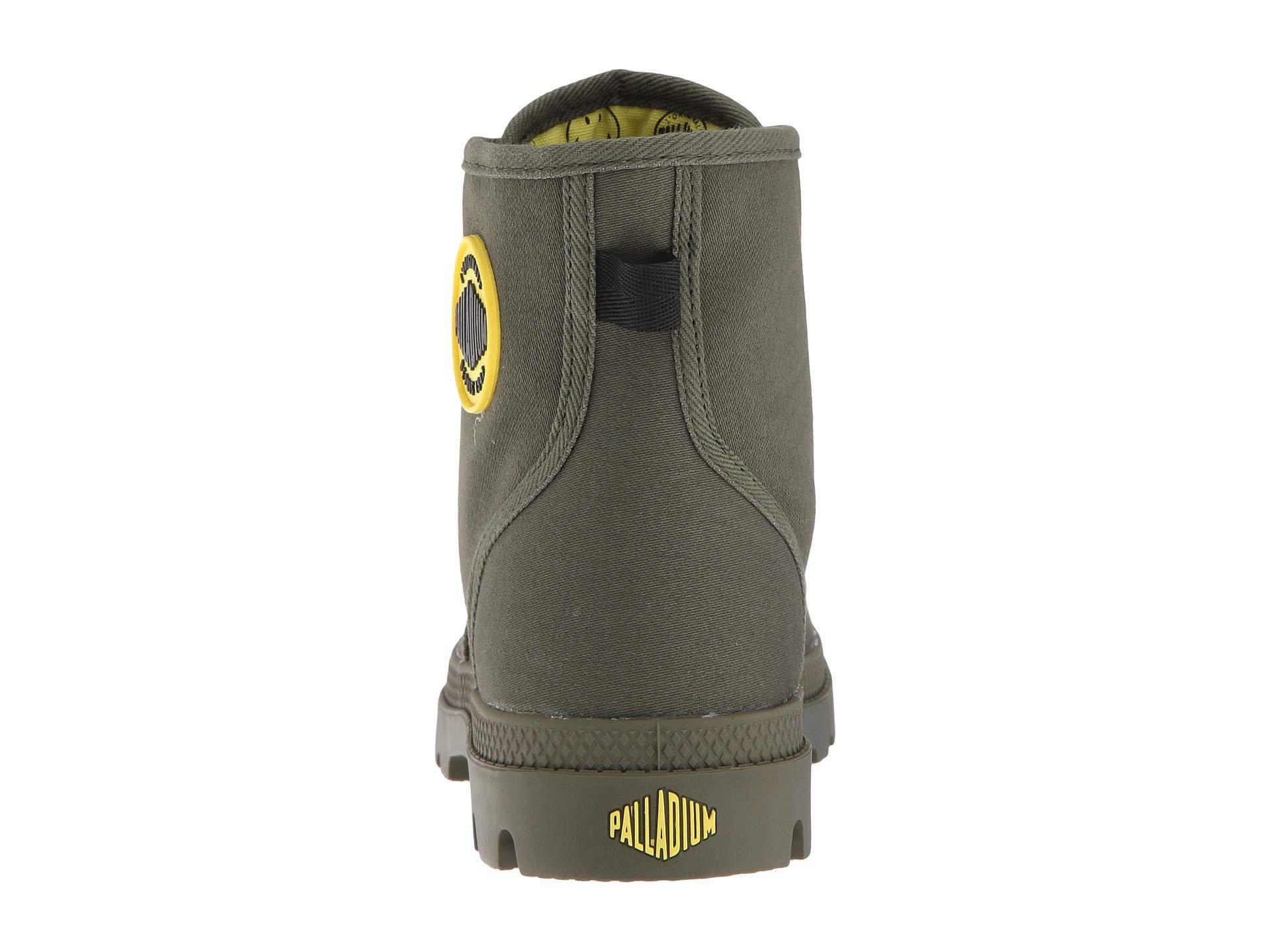 palladium boots smiley face