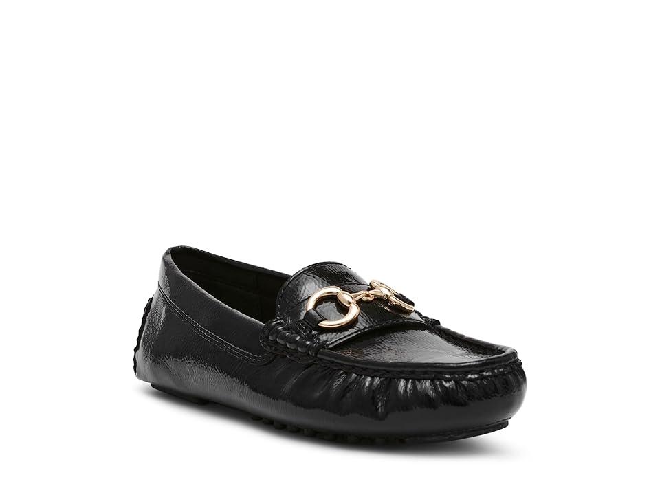Anne klein patent leather loafers sale