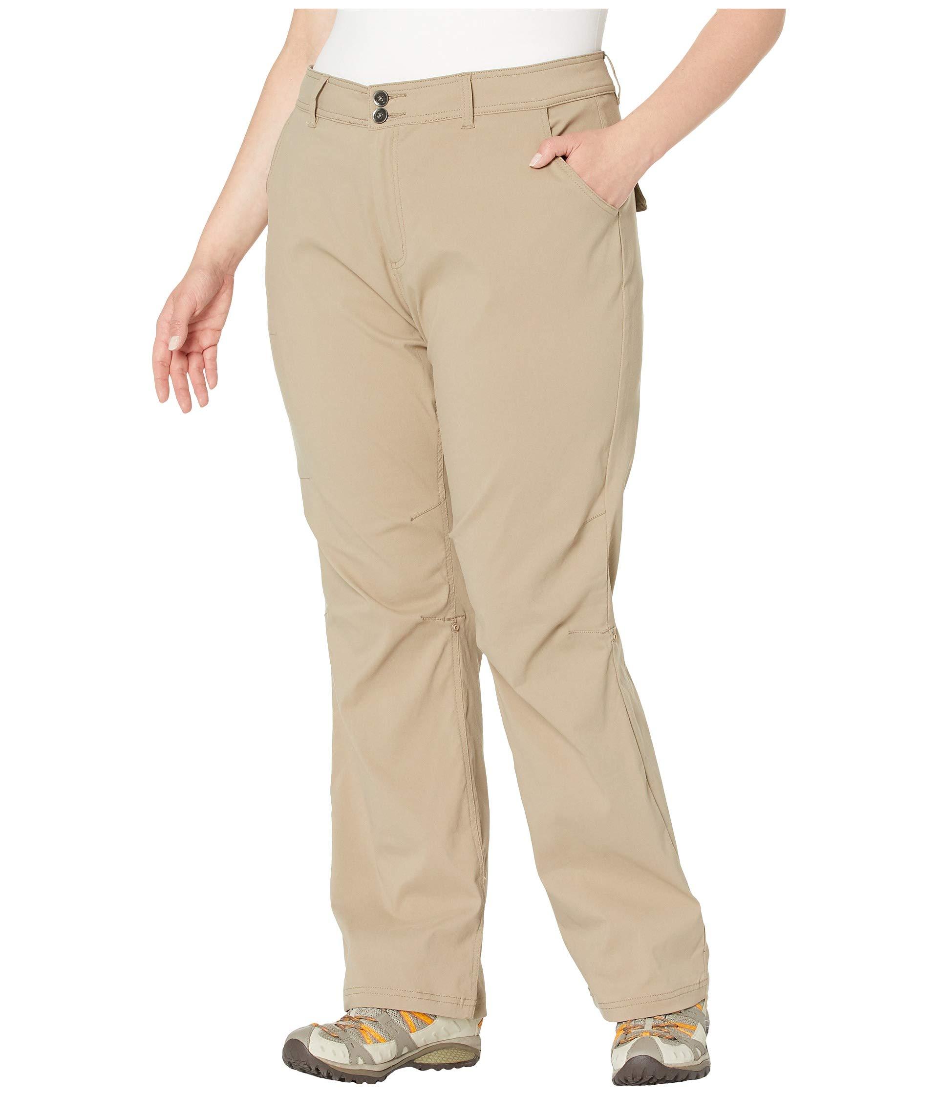 Prana Synthetic Plus Size Halle Pants in Khaki (Natural) - Lyst
