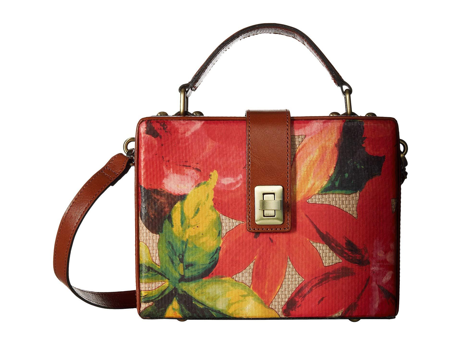 Patricia Nash Straw Tauria Frame Bag in Red Lyst