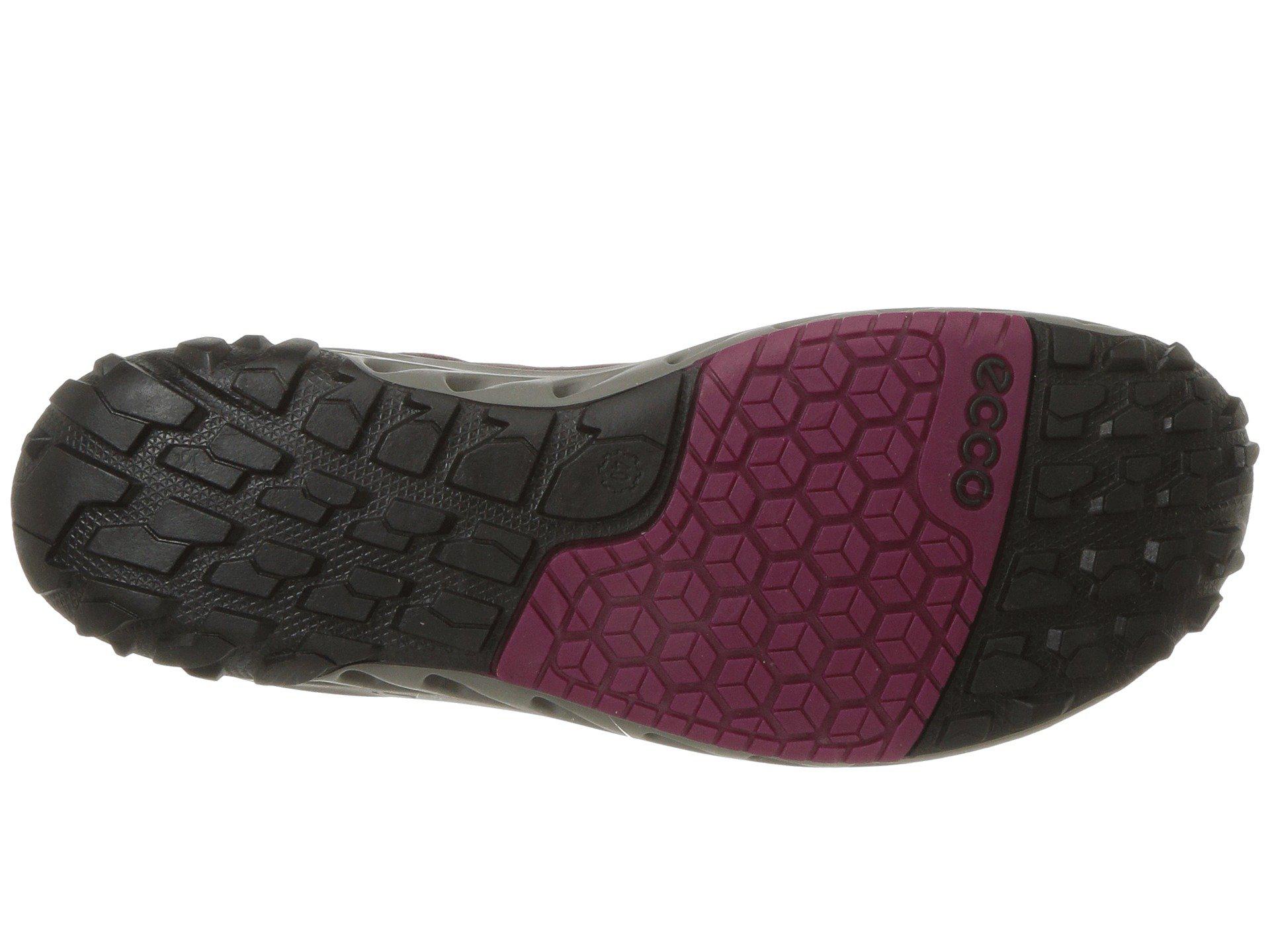 Ecco Leather Biom Venture Gtx Tie (wine) Running Shoes in Purple - Lyst