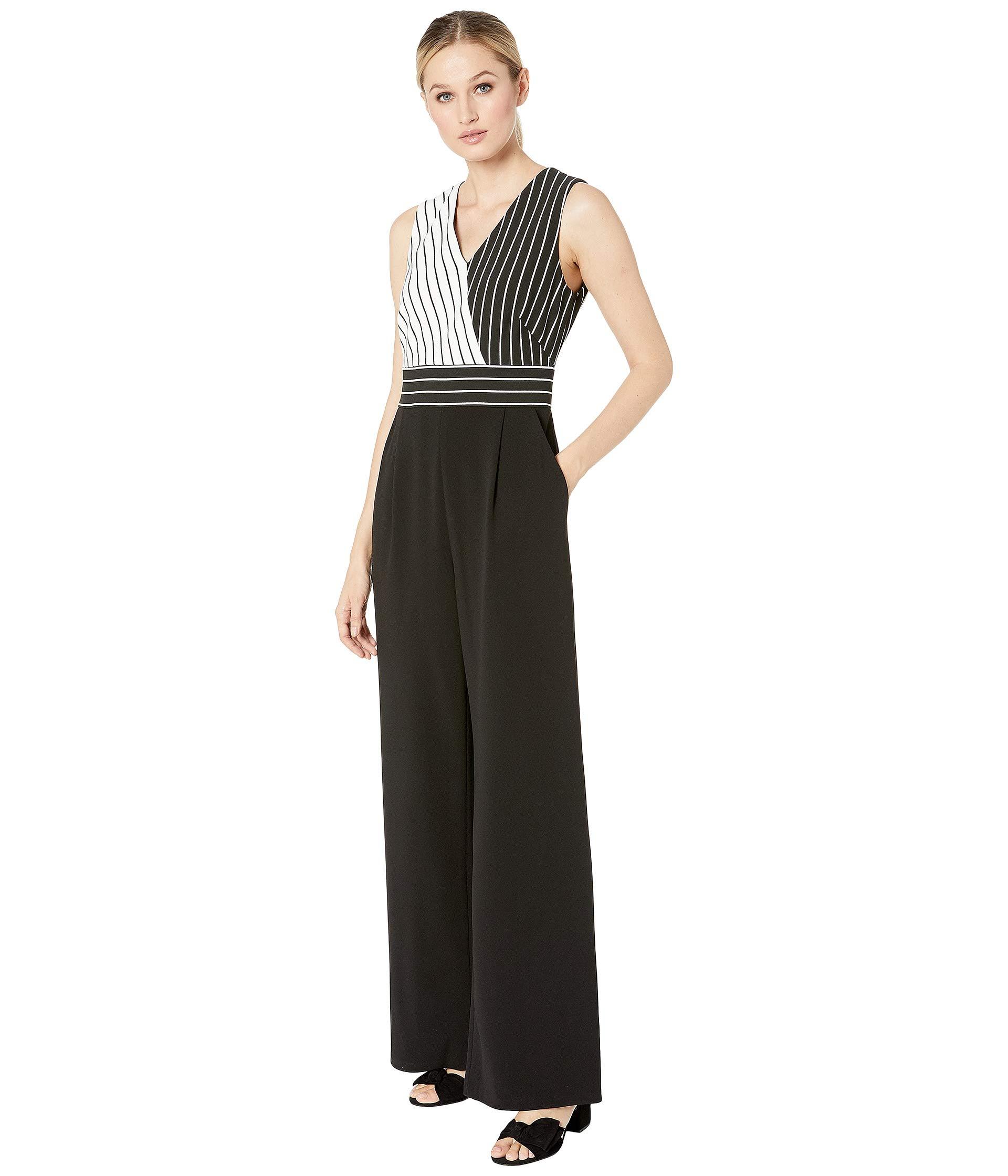 calvin klein striped jumpsuit