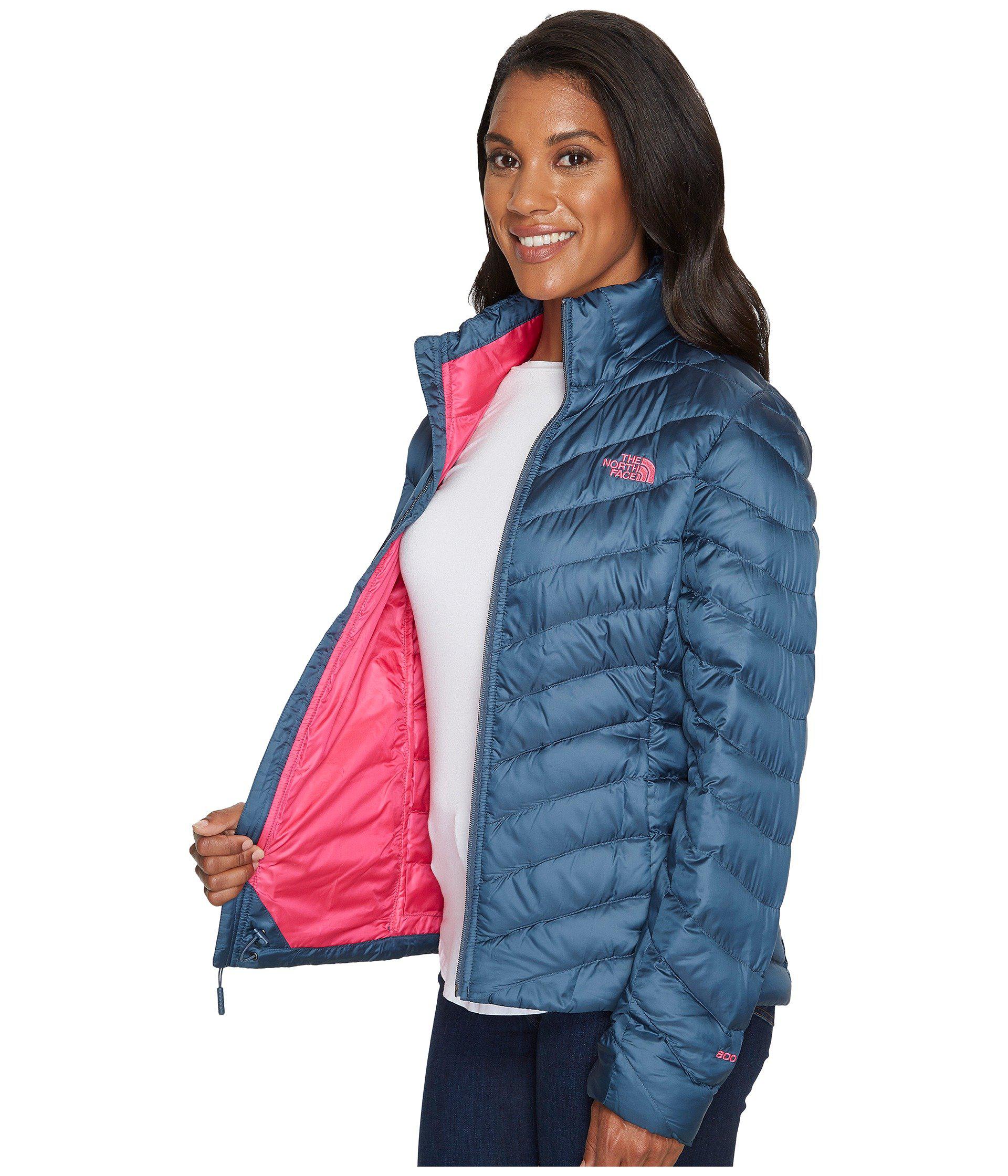 the north face women's trevail parka ink blue