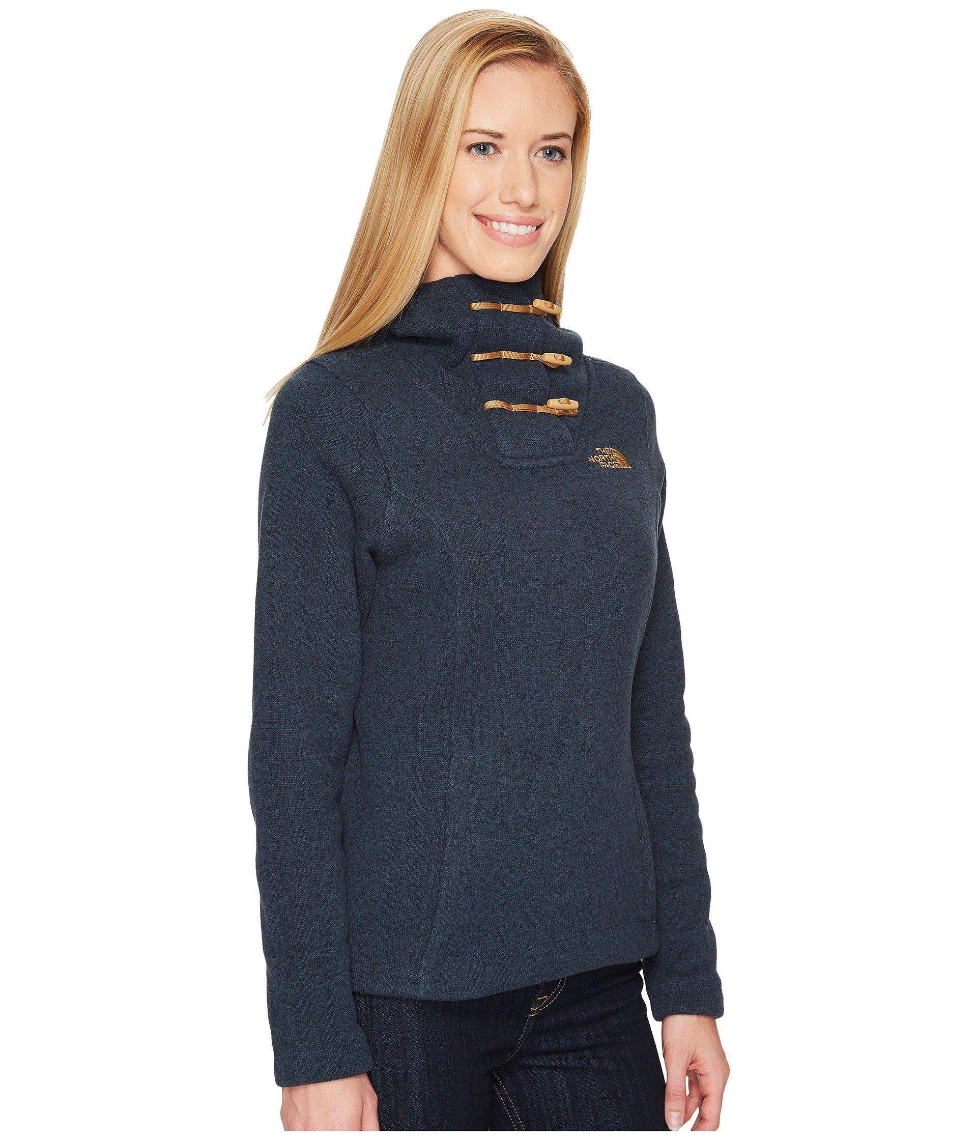 north face crescent hooded pullover