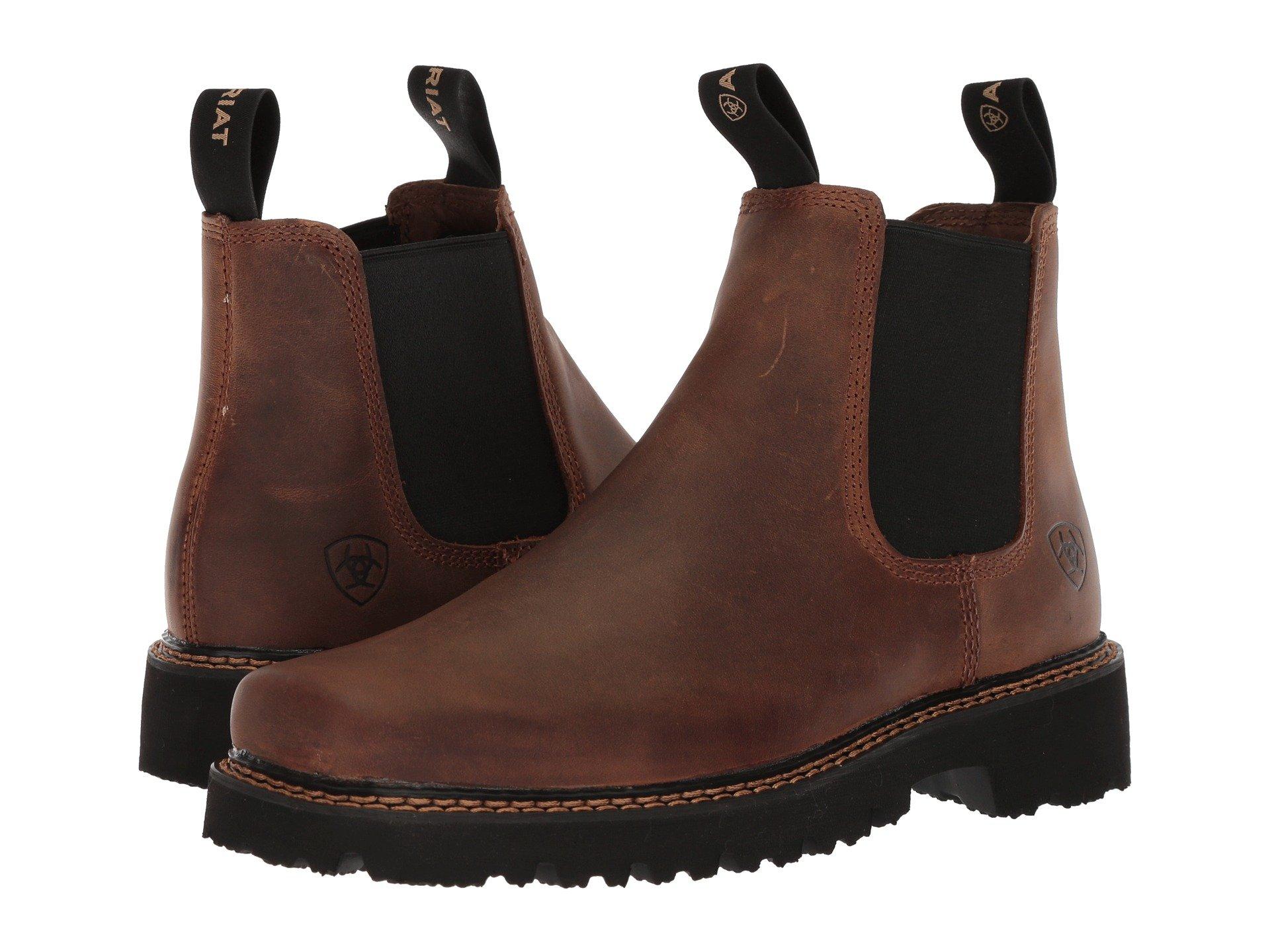 Ariat Spot Hog Wide Square Toe in Brown for Men | Lyst